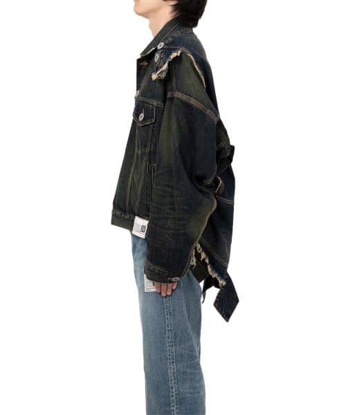 Maison MIHARA YASUHIRO/Reverse-Back Denim Jacket blue 44