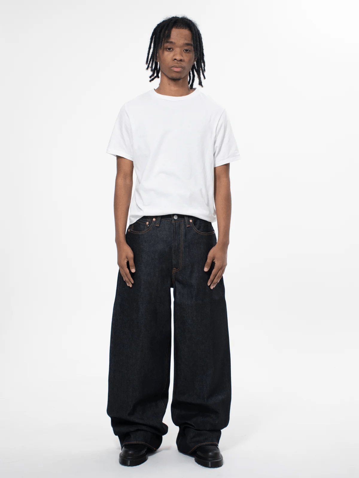 Bante/Japanese Selvedge Baggy Jeans blue 2