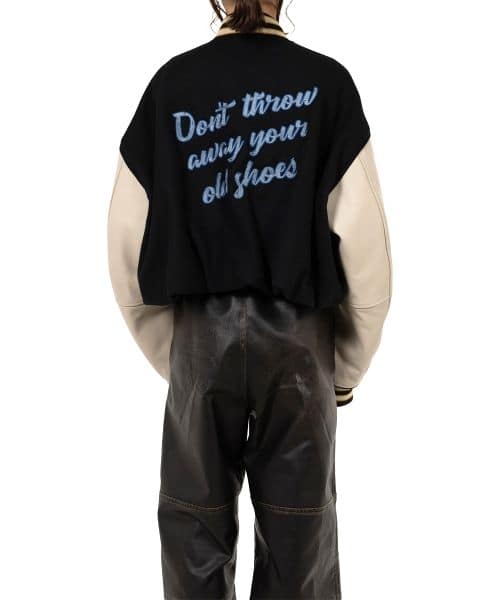 Maison MIHARA YASUHIRO/Roll-up Hem Stadium Jacket black 36