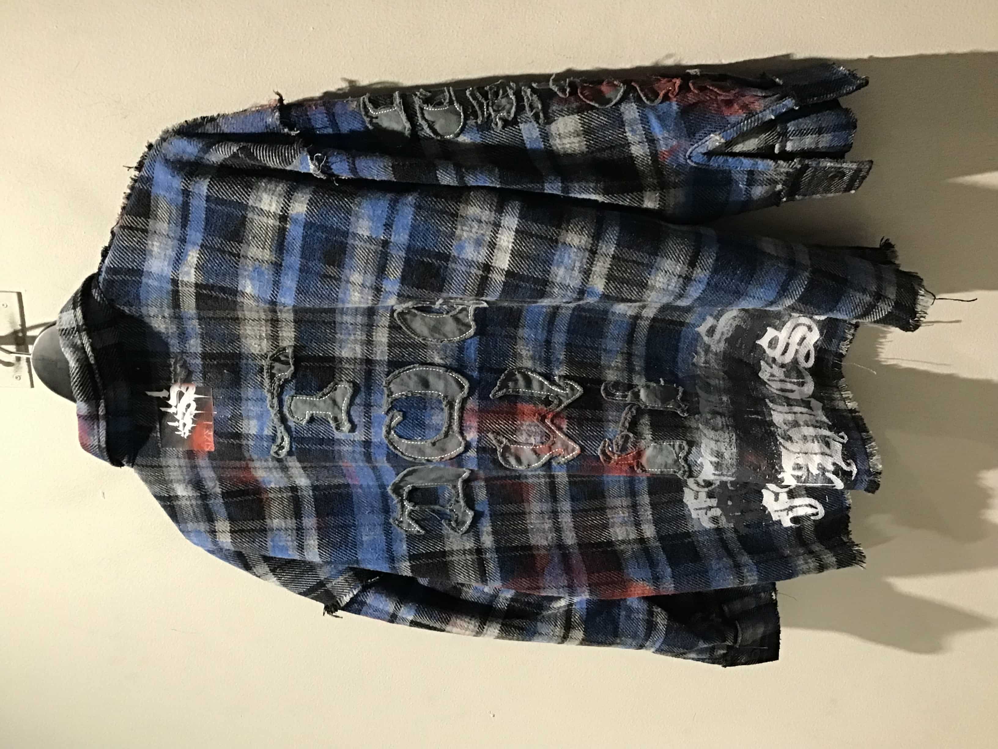 FR(13)NDS/フレンズ/DOGTOWN SHIRT×V.F.O blue M