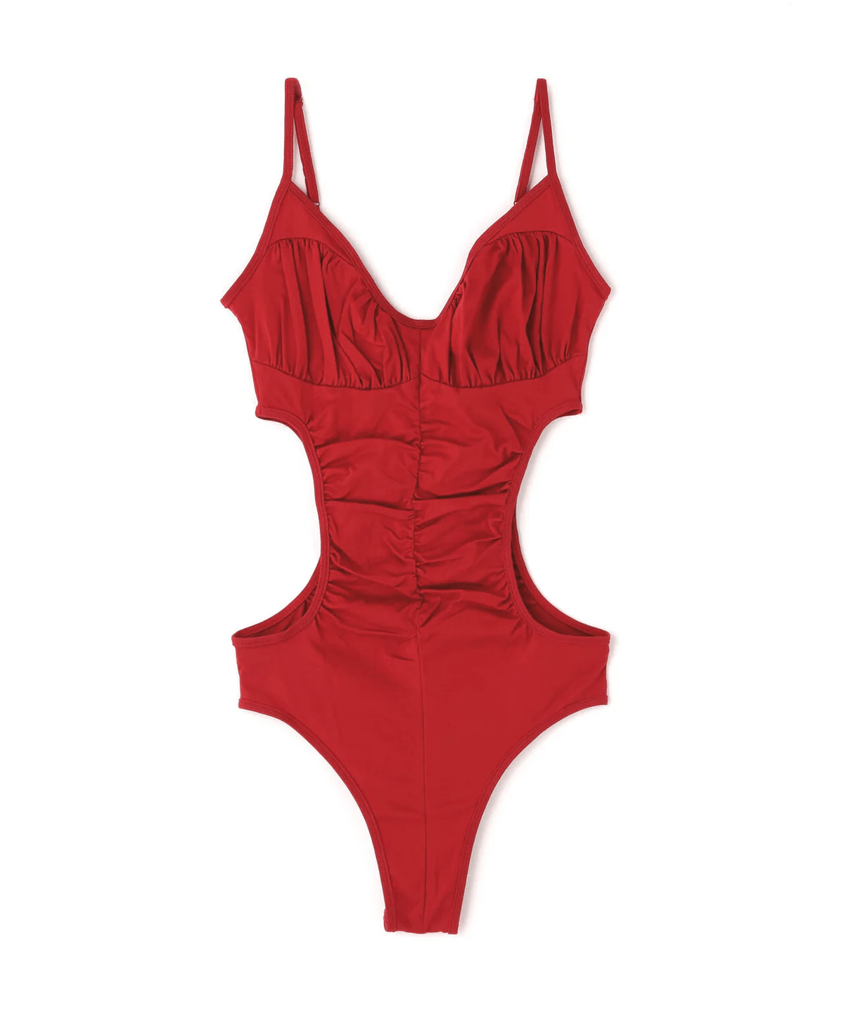 MITSUKI/ミツキ/CAMI BODY SUIT red F