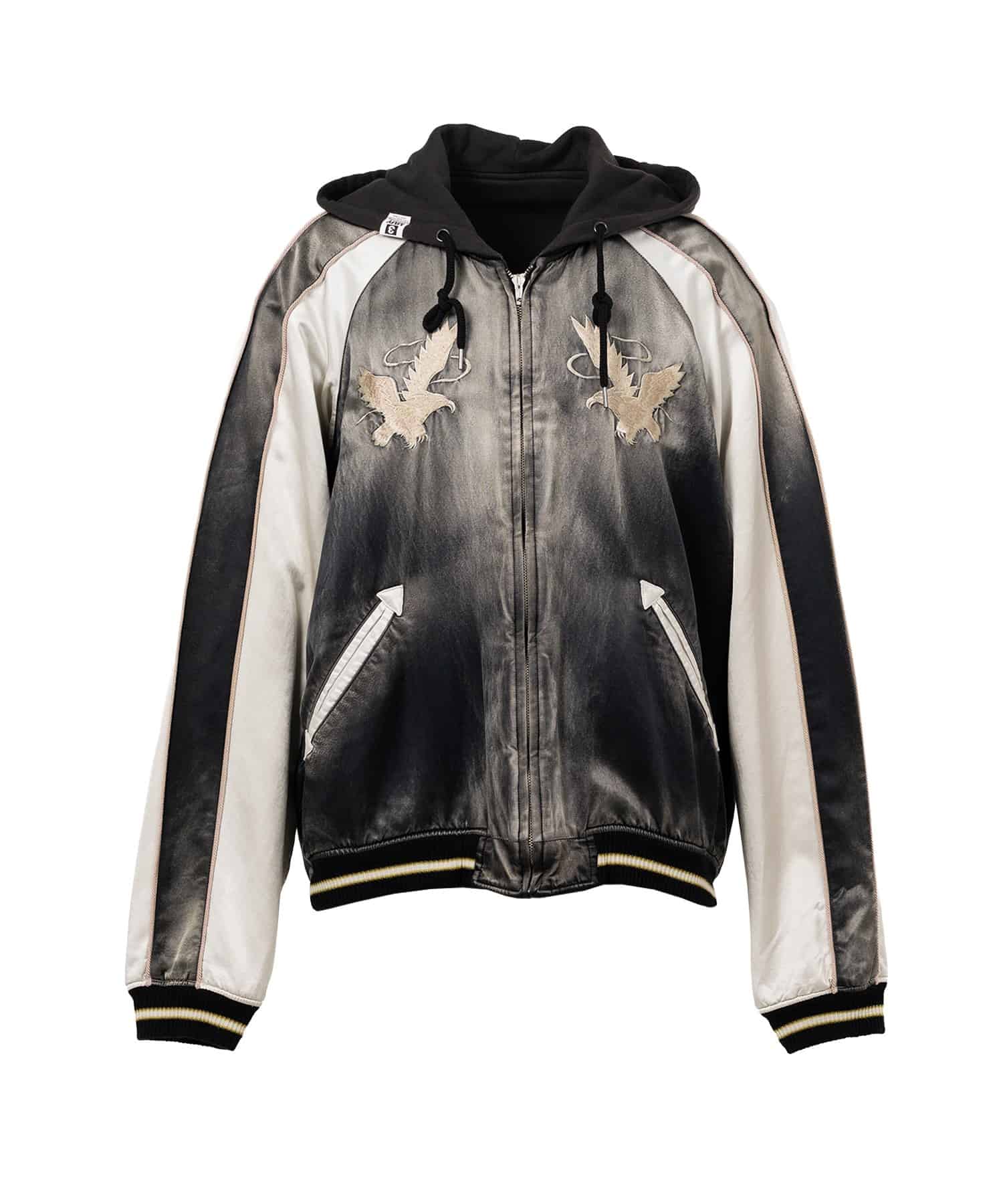 Maison MIHARA YASUHIRO/Reversible Hoodie Layered Souvenir