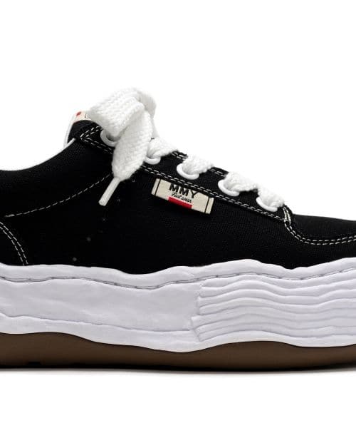Maison MIHARA YASUHIRO/"OLIVER" OG Sole Canvas Low-top Sneaker black 41