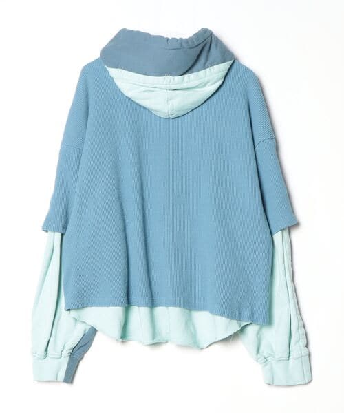 FACETASM/ファセッタズム/LAYERED HOODIE blue 4