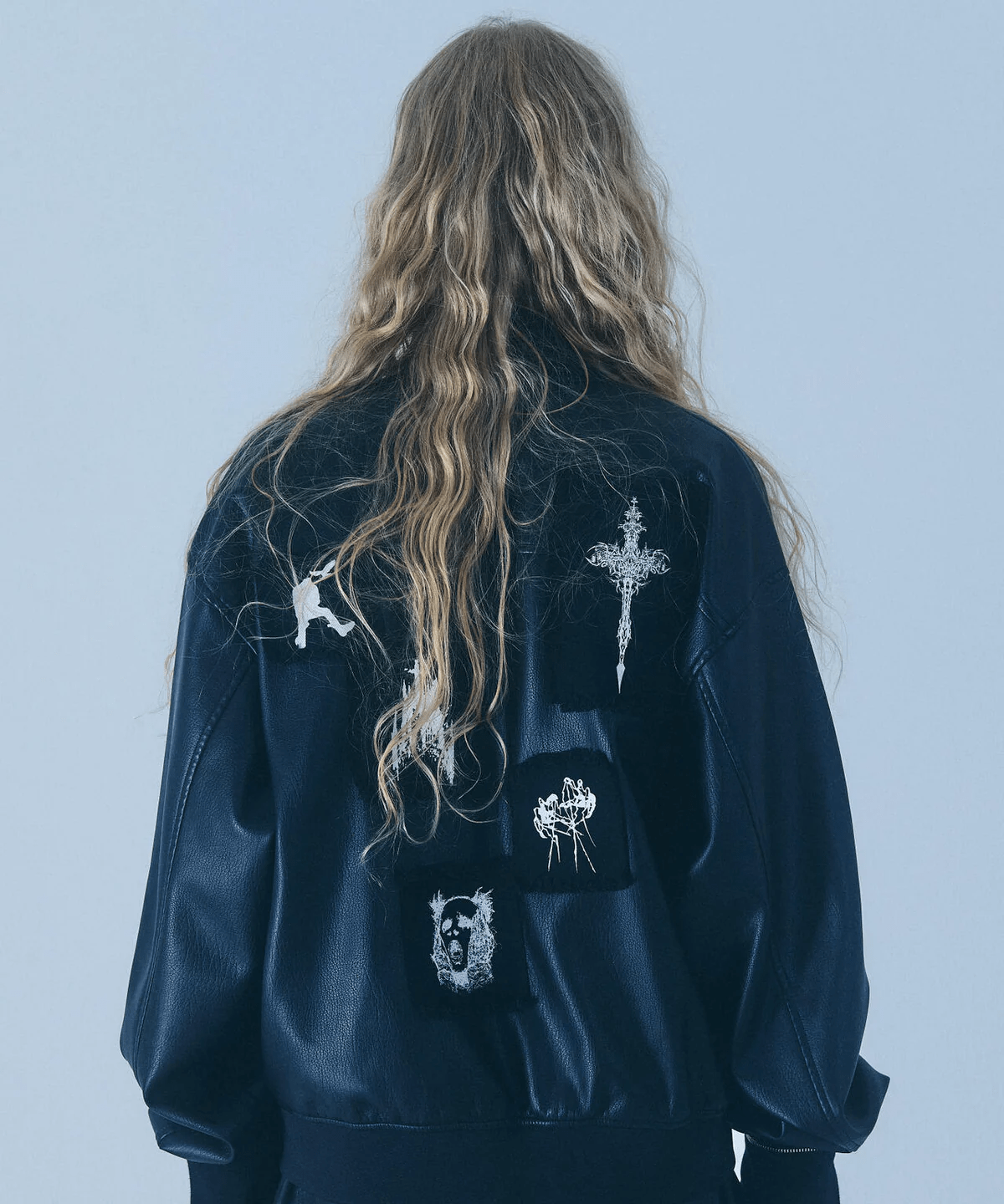 FR(13)NDS/フレンズ/パッチ付きMA-1 black F