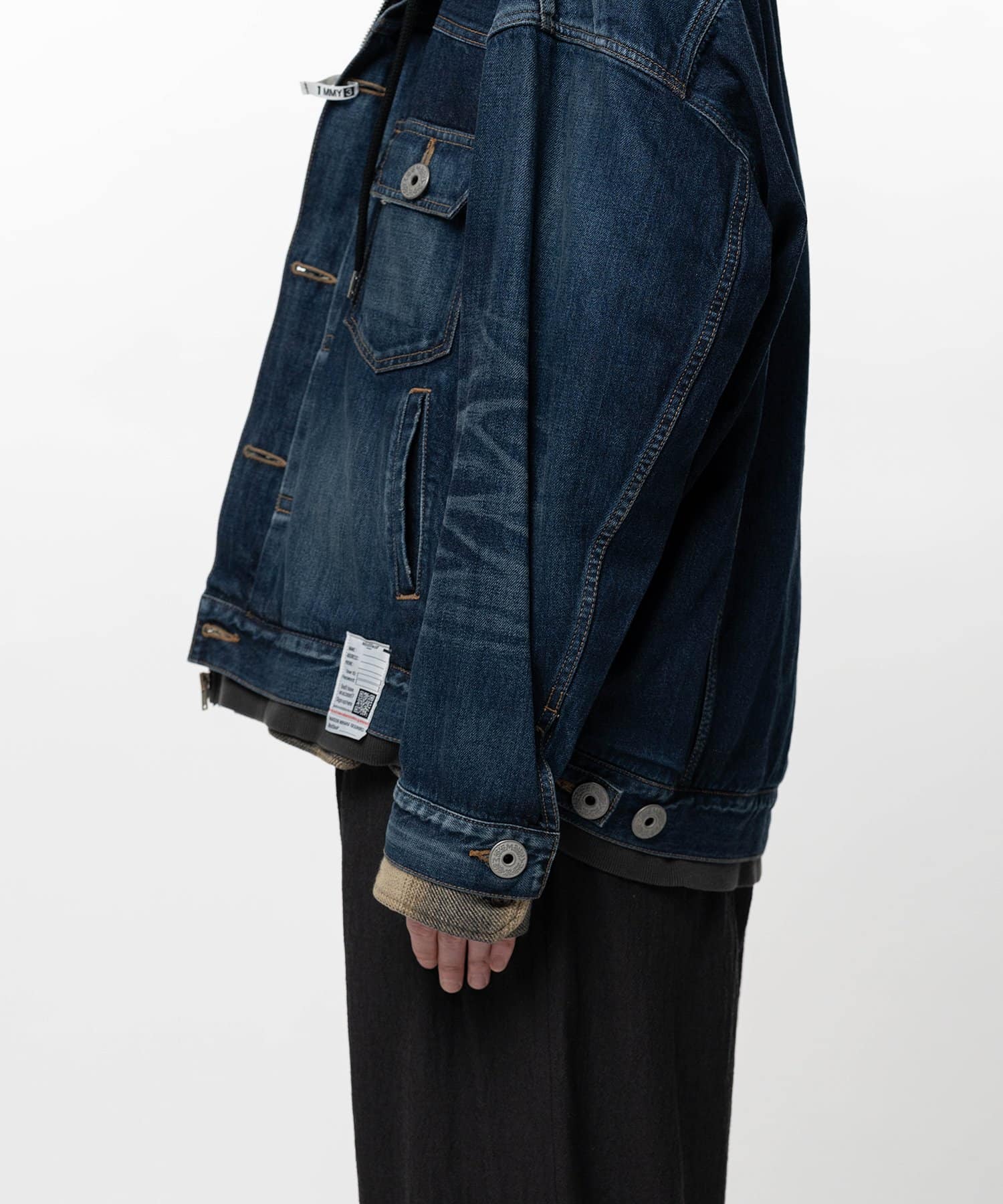 Maison MIHARA YASUHIRO/Triple Layered Denim Jacket INDIGO 46