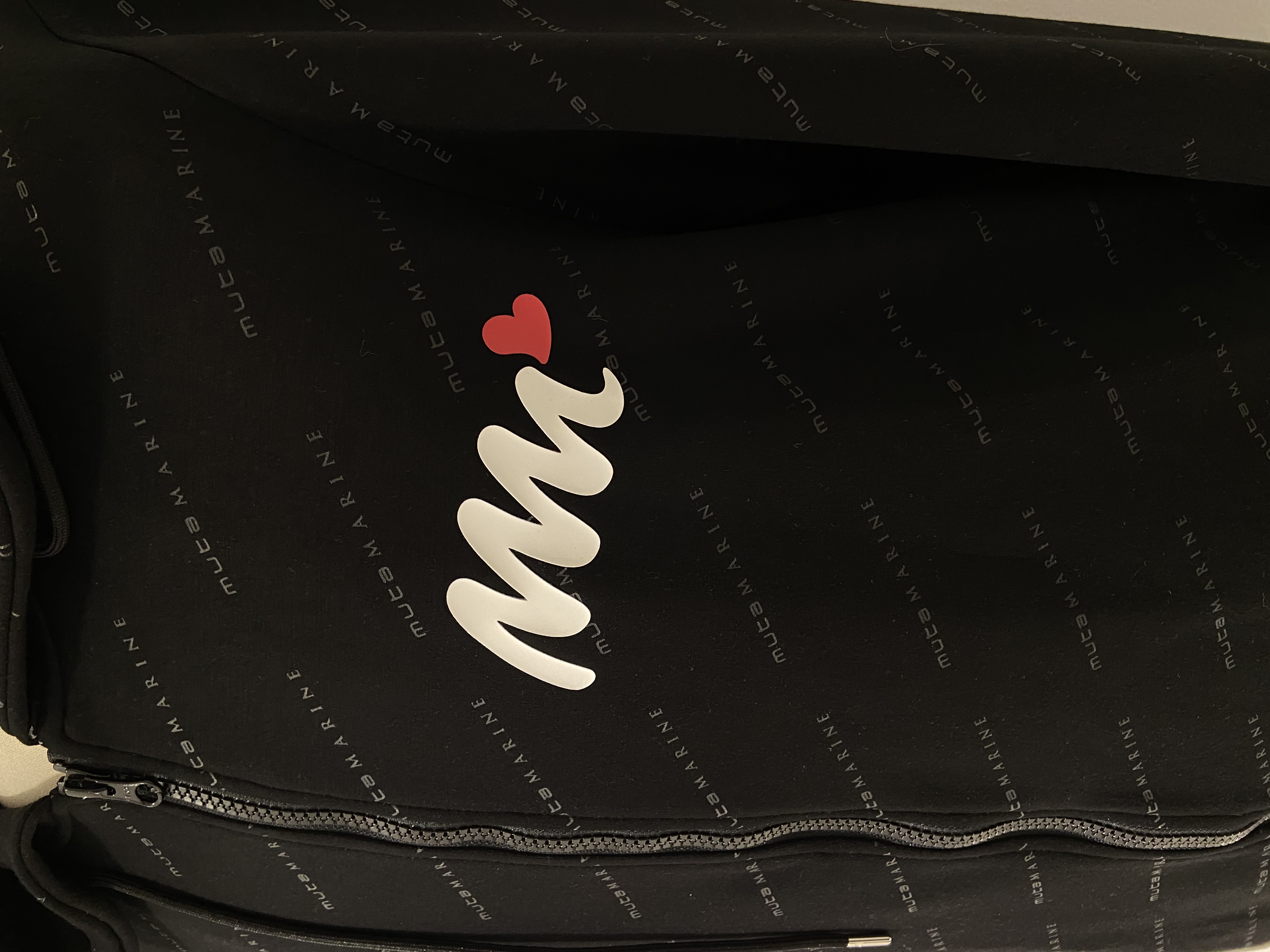 muta MARINE/ムータマリン/SET-UP ZIP HOODIE black S