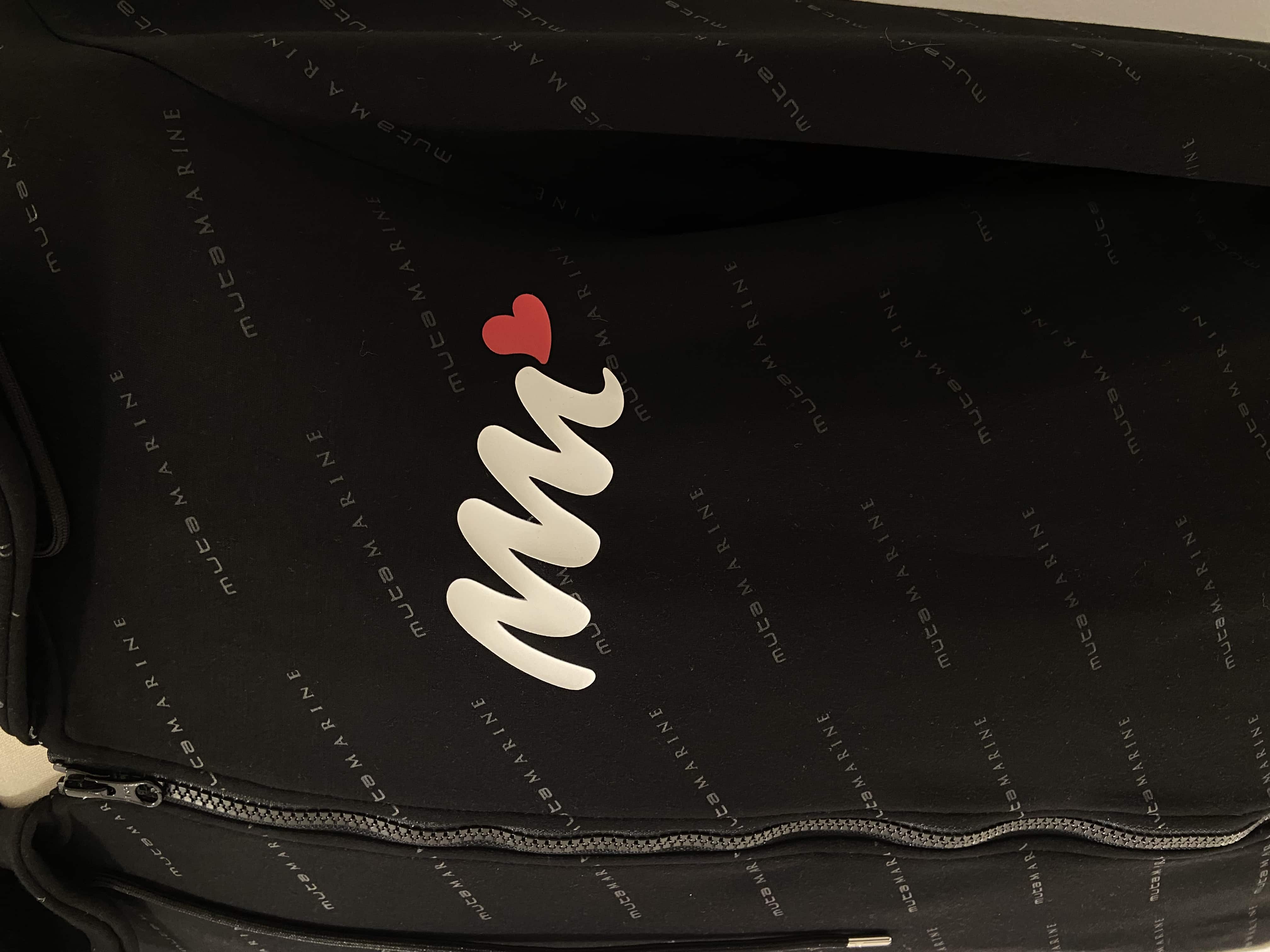 muta MARINE/ムータマリン/SET-UP ZIP HOODIE black L