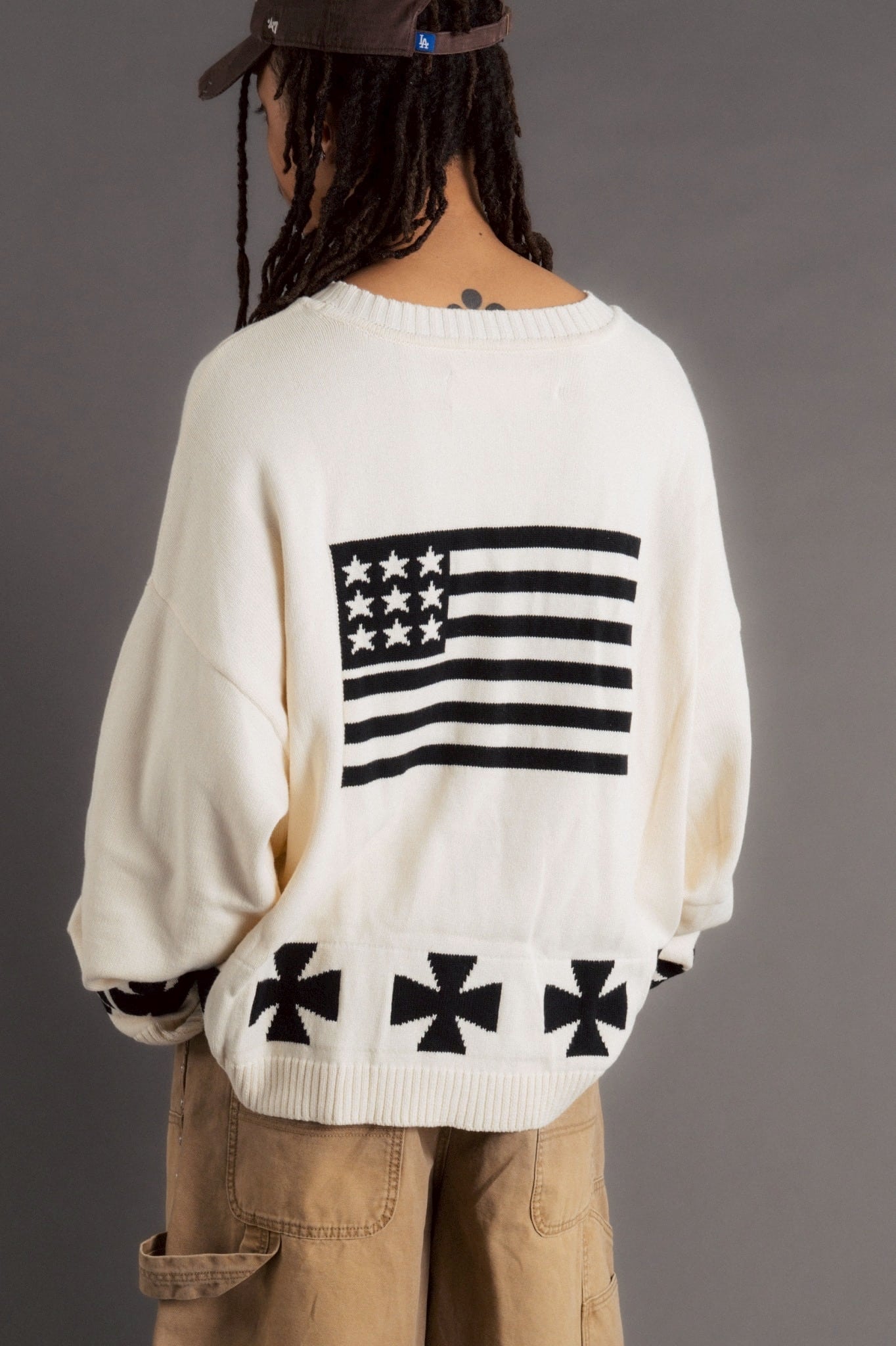 FR(13)NDS/フレンズ/LA KNIT white F