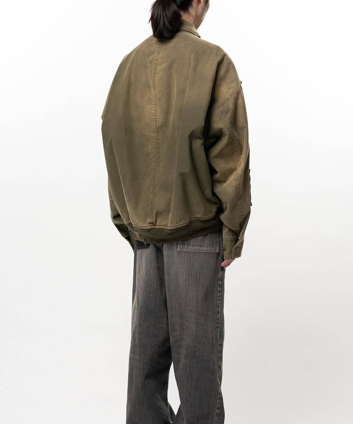 Maison MIHARA YASUHIRO/Sun Faded Like Military Jacket khaki 46