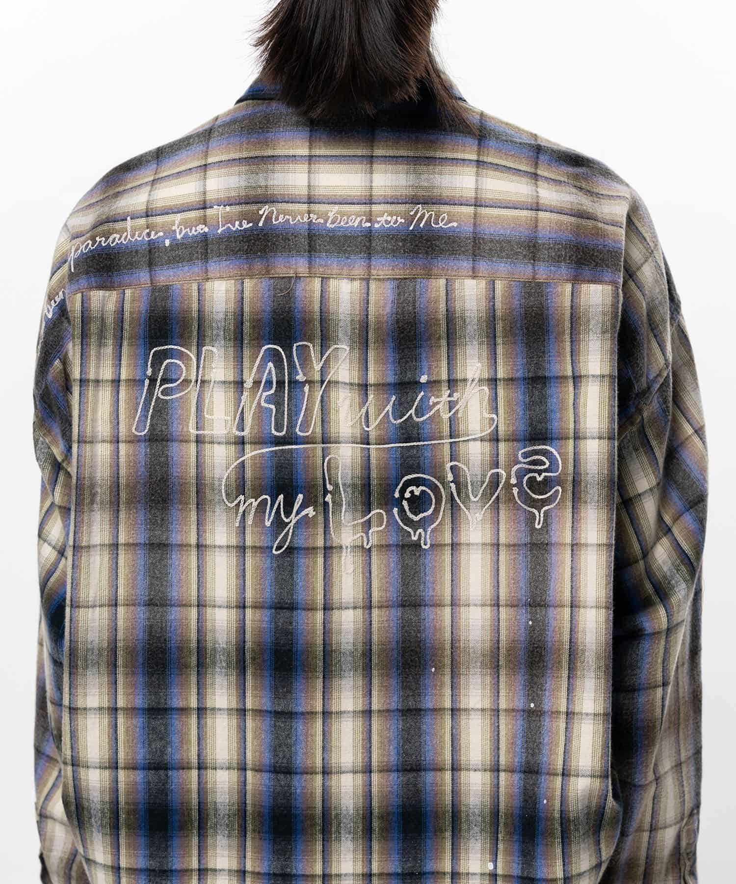 Maison MIHARA YASUHIRO/Vintage Like Check Shirt BEIGE 44