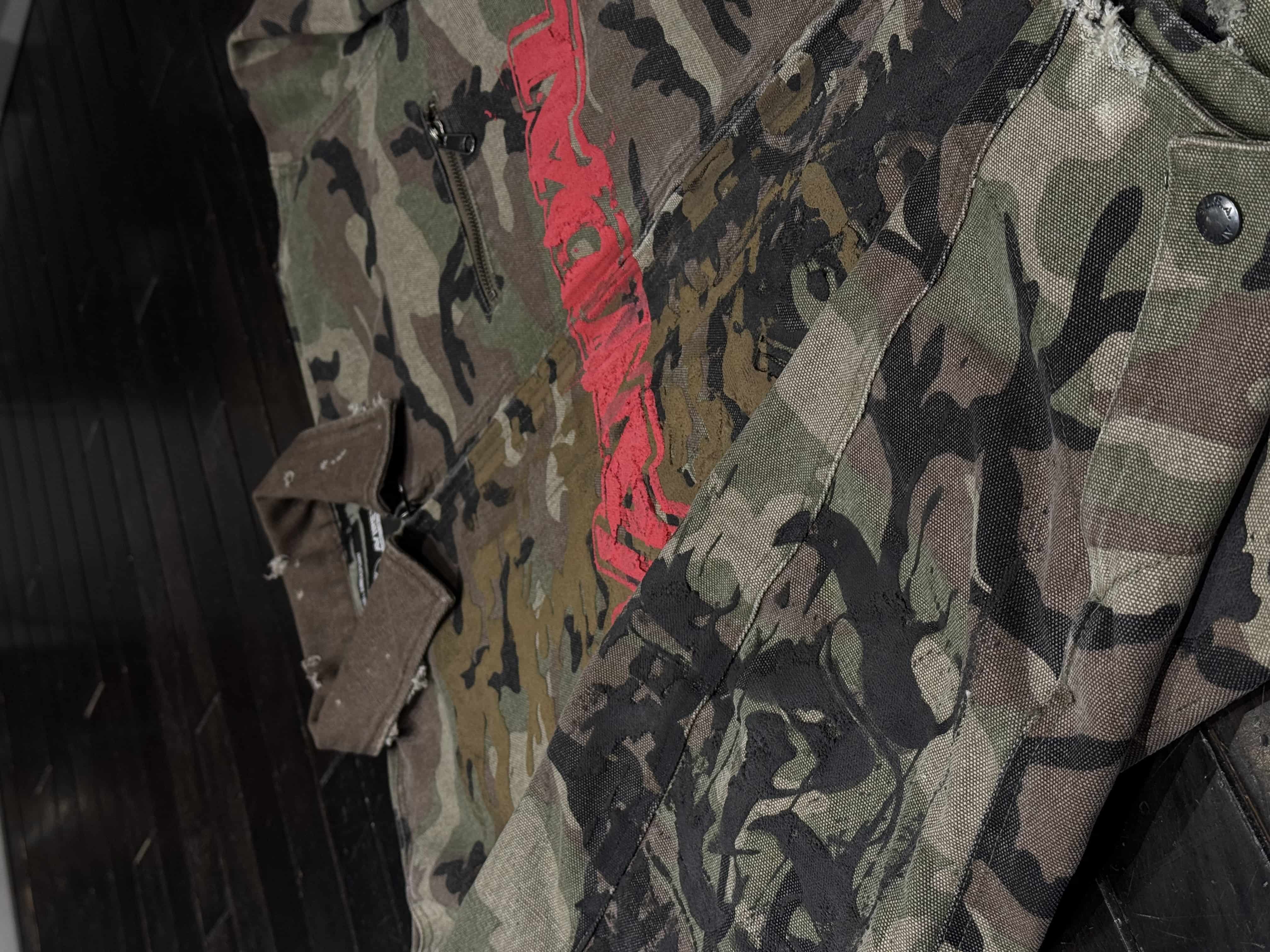 AVIREX×VANDAL 迷彩　BZ khaki L