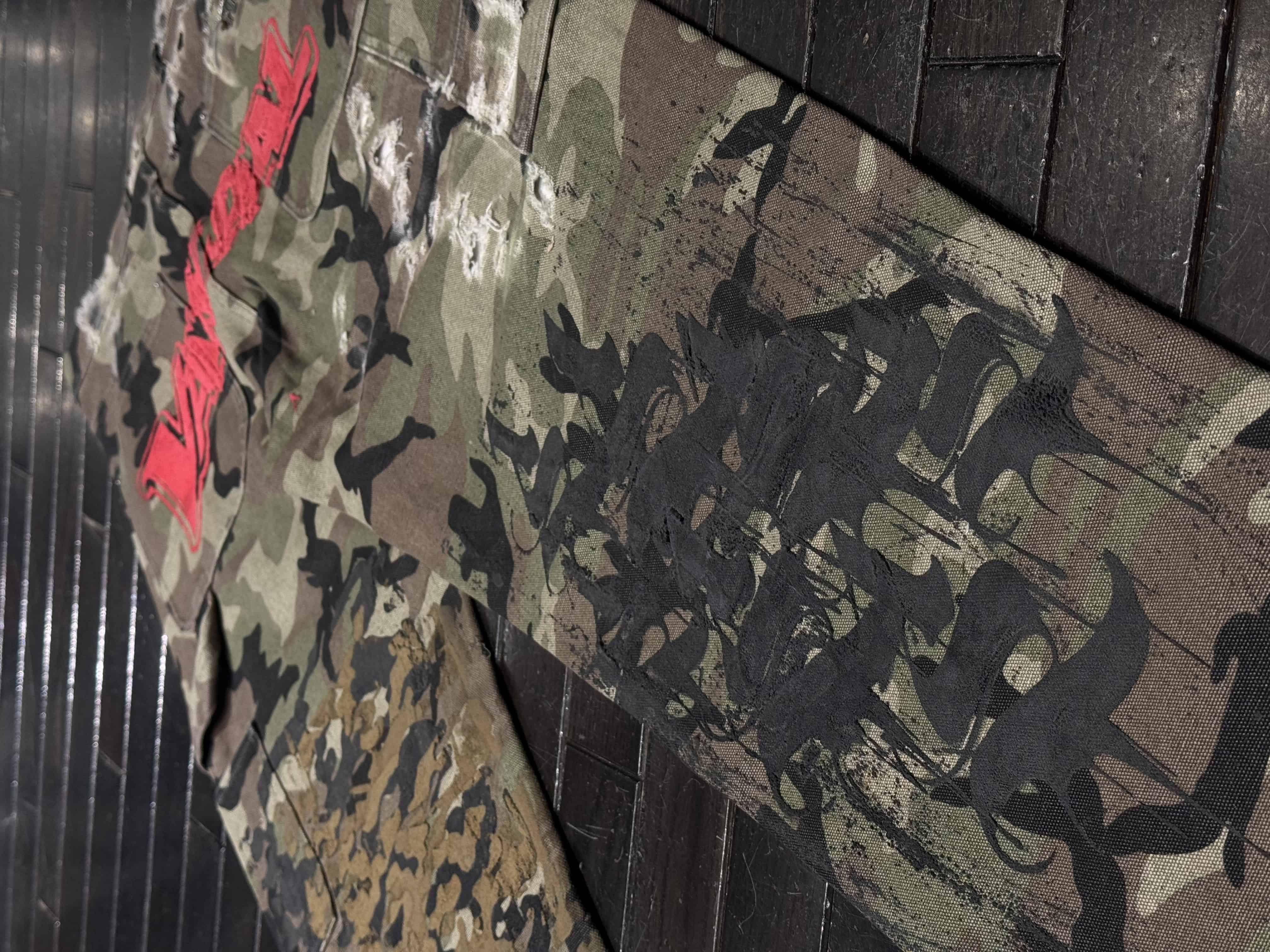 AVIREX×VANDAL 迷彩　Pt khaki XL