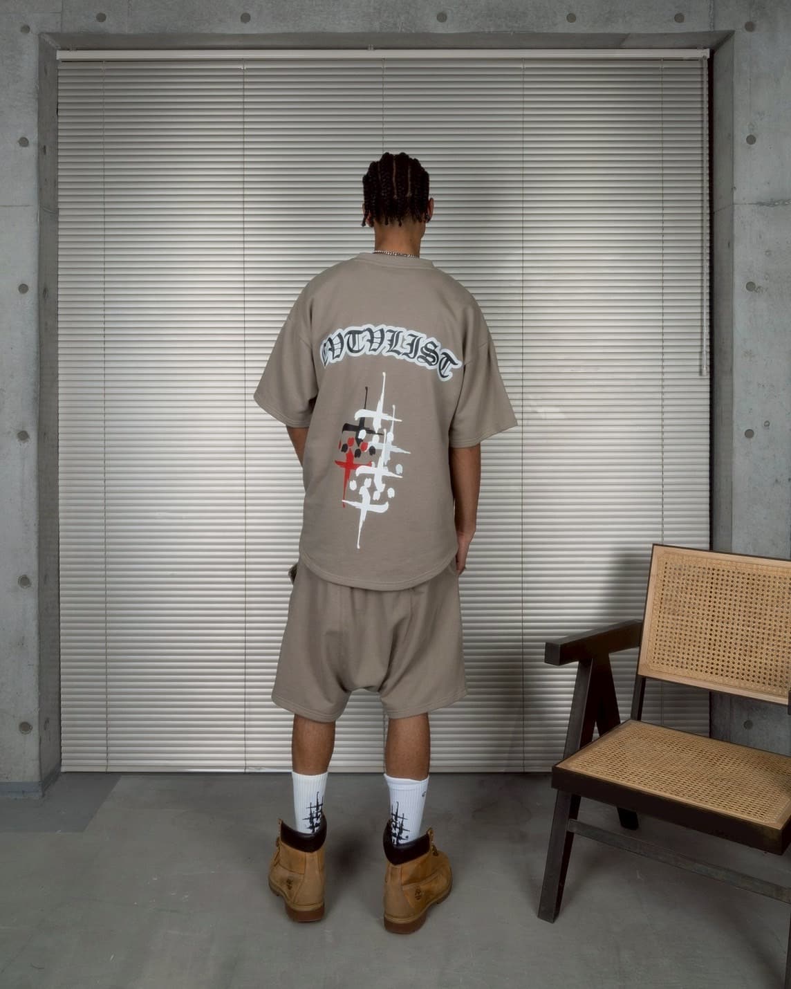 CVTVLIST/カタリスト/multi cross usual shorts beige XXL