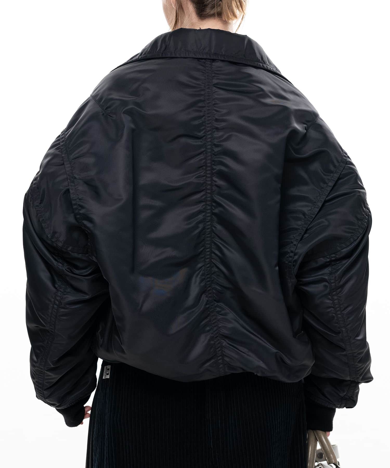 Maison MIHARA YASUHIRO/Shifted Layer Flight Jacket black 36