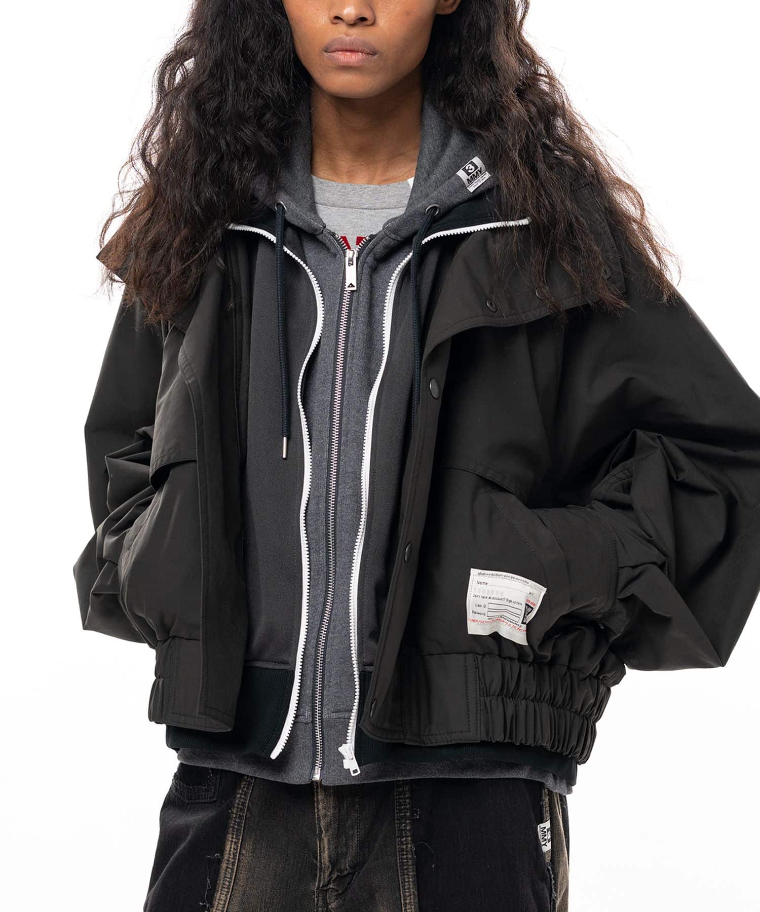 Maison MIHARA YASUHIRO/Triple Layered Bomber Jacket black 36