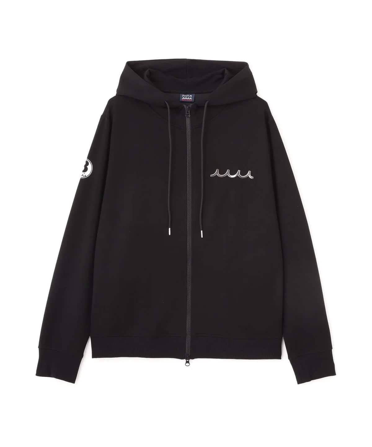 muta MARINE/ムータ マリン/Set-up Hoodie Back Metal black XL