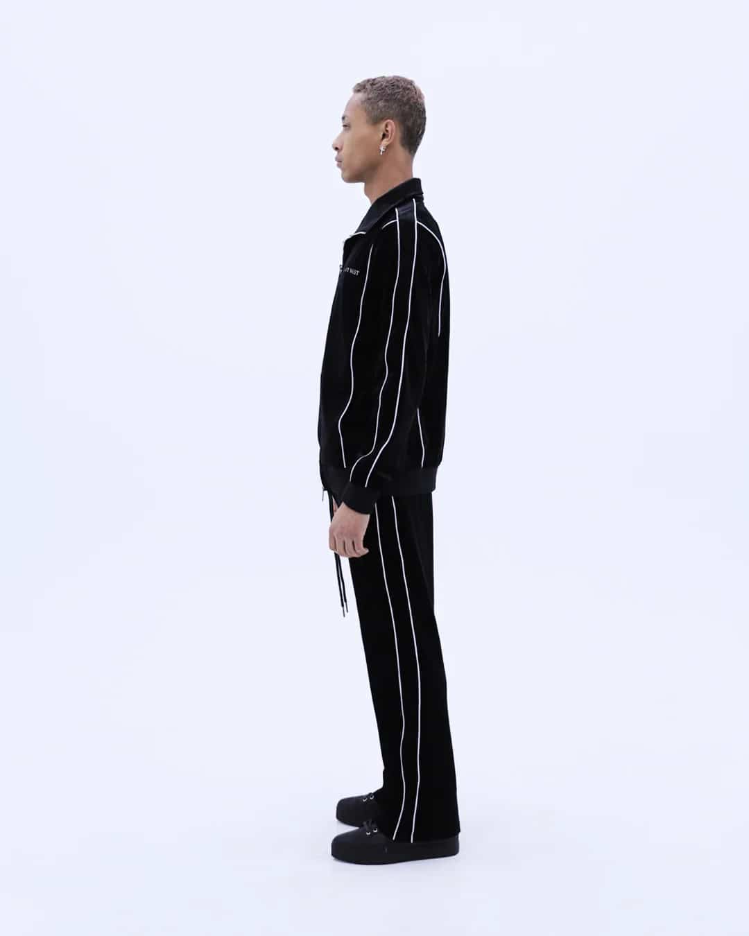 LAST NEST/Velvet Track Jacket / Black(M black)｜ ROYAL FLASH