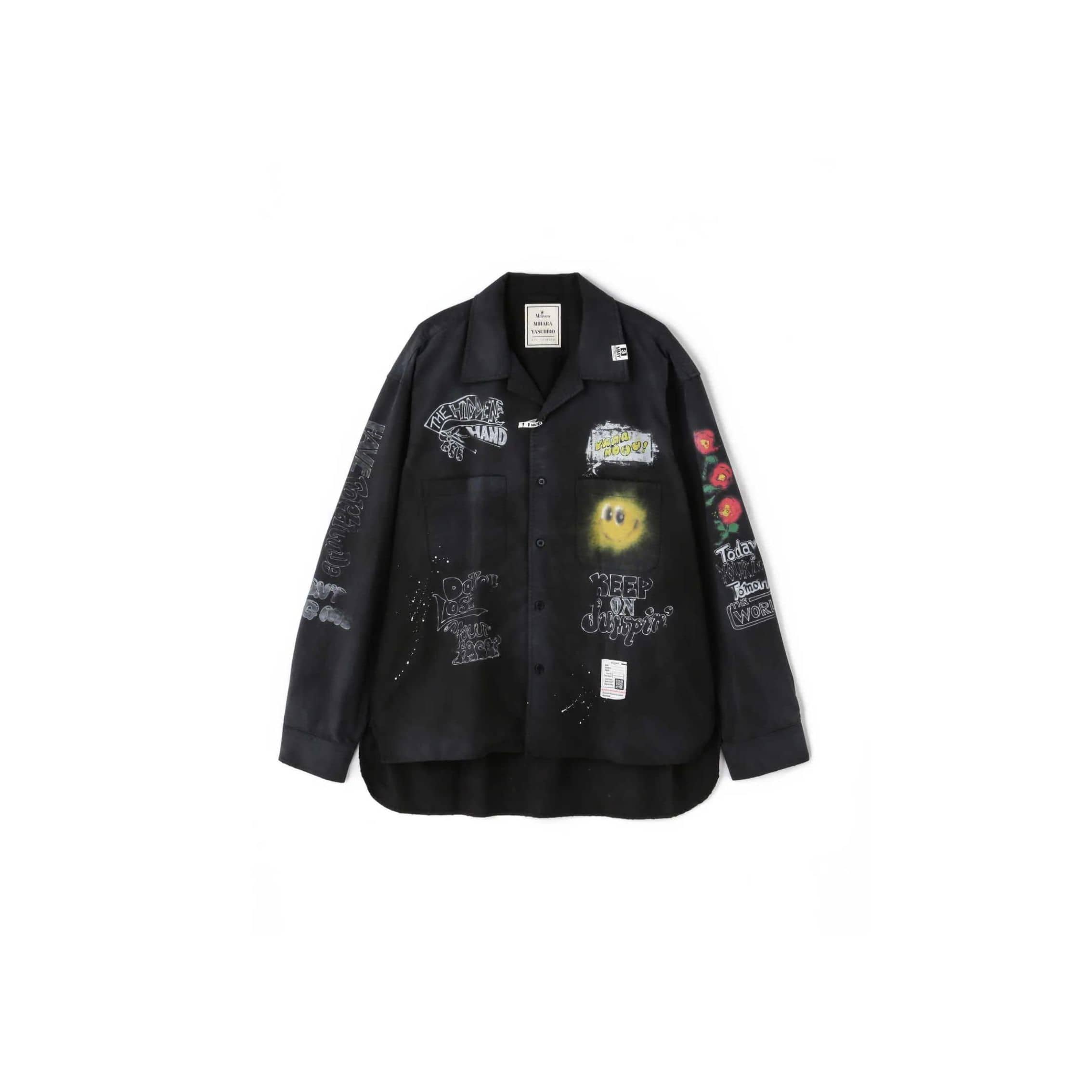 Maison MIHARAYASUHIRO/メゾン ミハラヤスヒロ/Distressed Shirt black 50