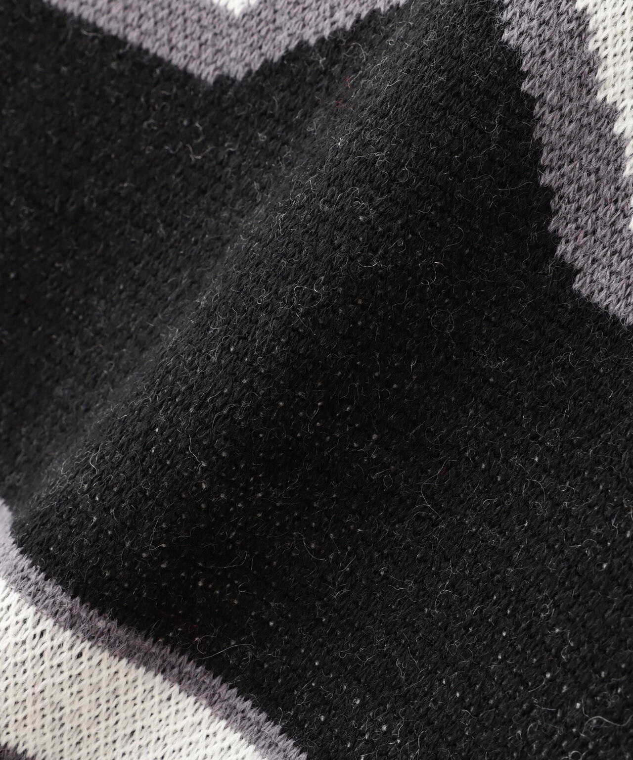 MAYO/メイヨー/KNIT GAME SHIRT black F