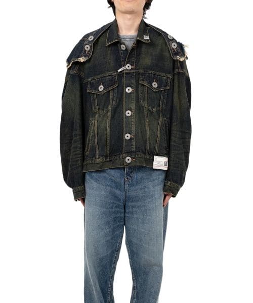 Maison MIHARA YASUHIRO/Reverse-Back Denim Jacket blue 48