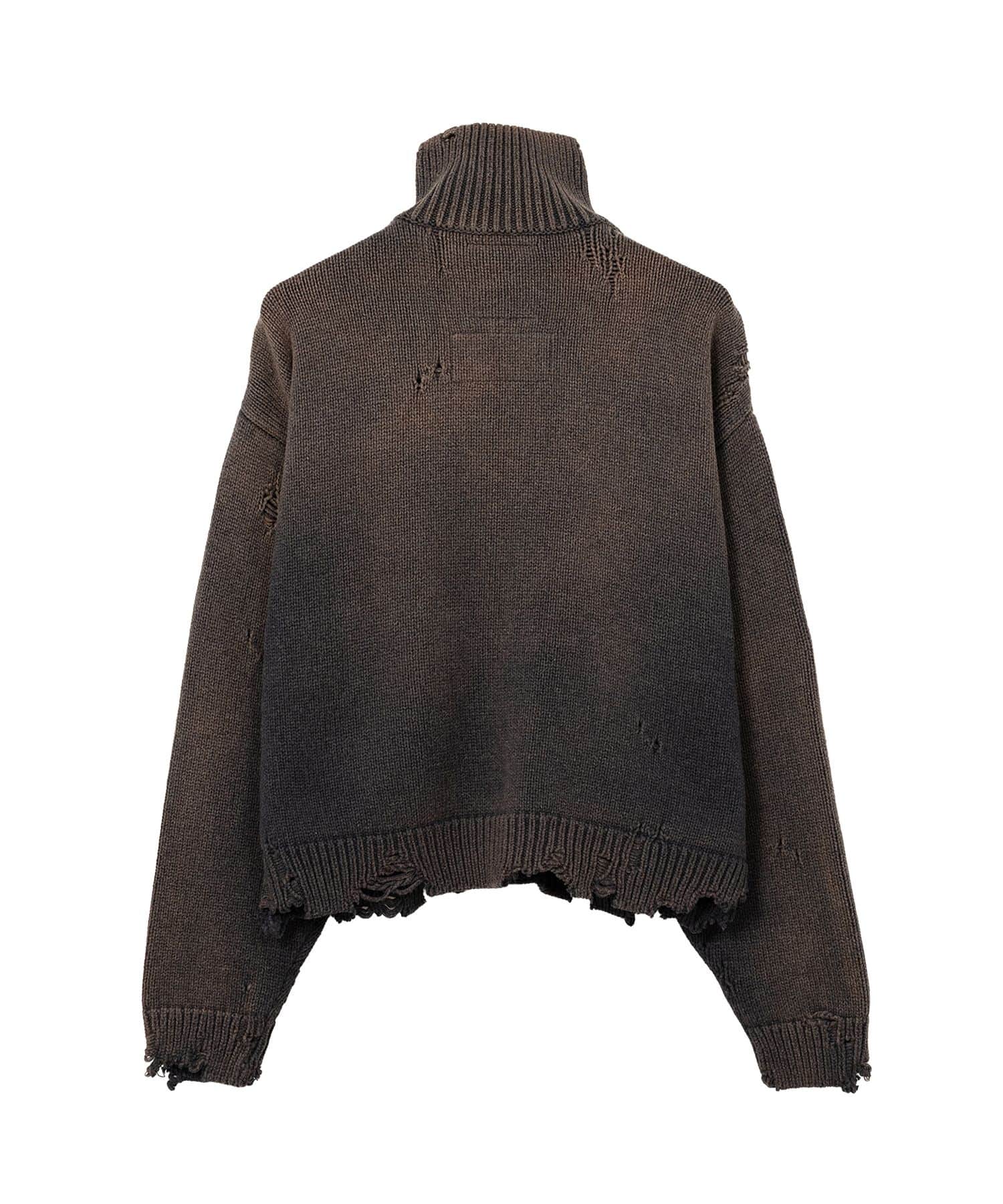 Maison MIHARA YASUHIRO/Horse Jacquard Knit Cardigan black 44