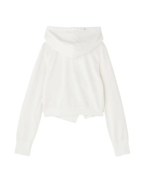 MITSUKI/ミツキ/WAVE ZIP PARKA white F