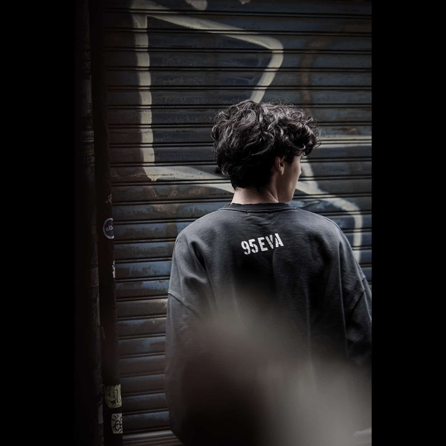 EVANGELION:95/0054 Sweat black  XL
