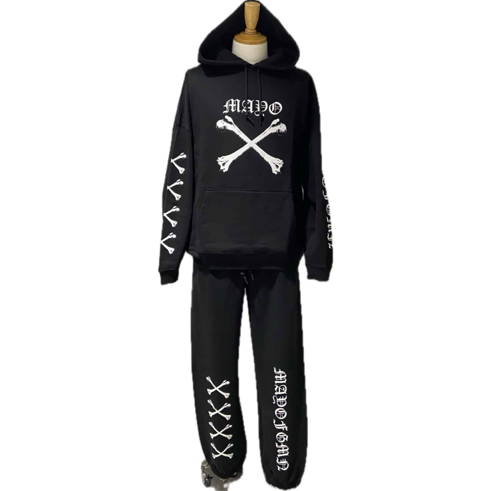MAYO×太田忍/コラボHOODIE black L