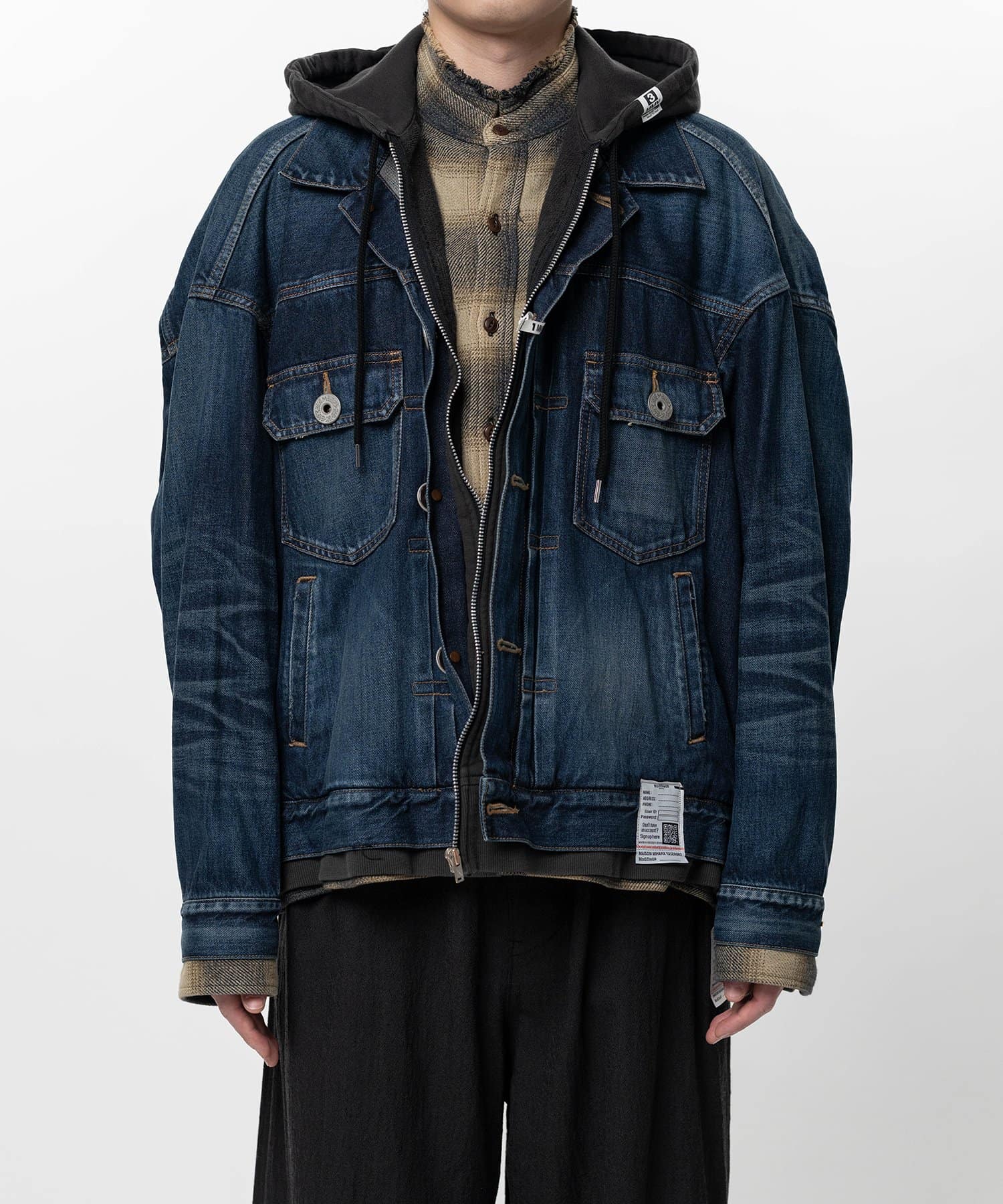 Maison MIHARA YASUHIRO/Triple Layered Denim Jacket INDIGO 46