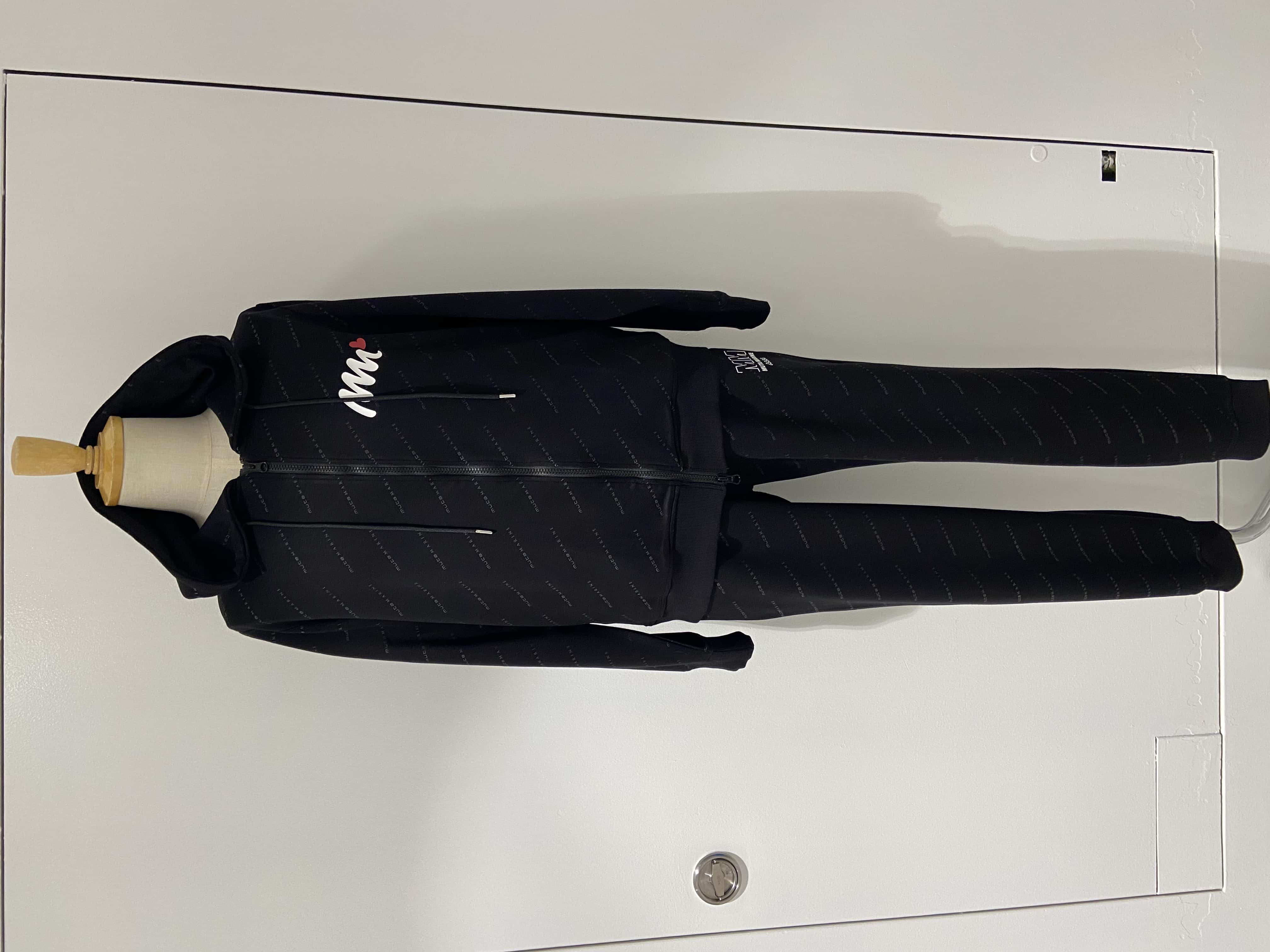 muta MARINE/ムータマリン/SET-UP ZIP HOODIE black S