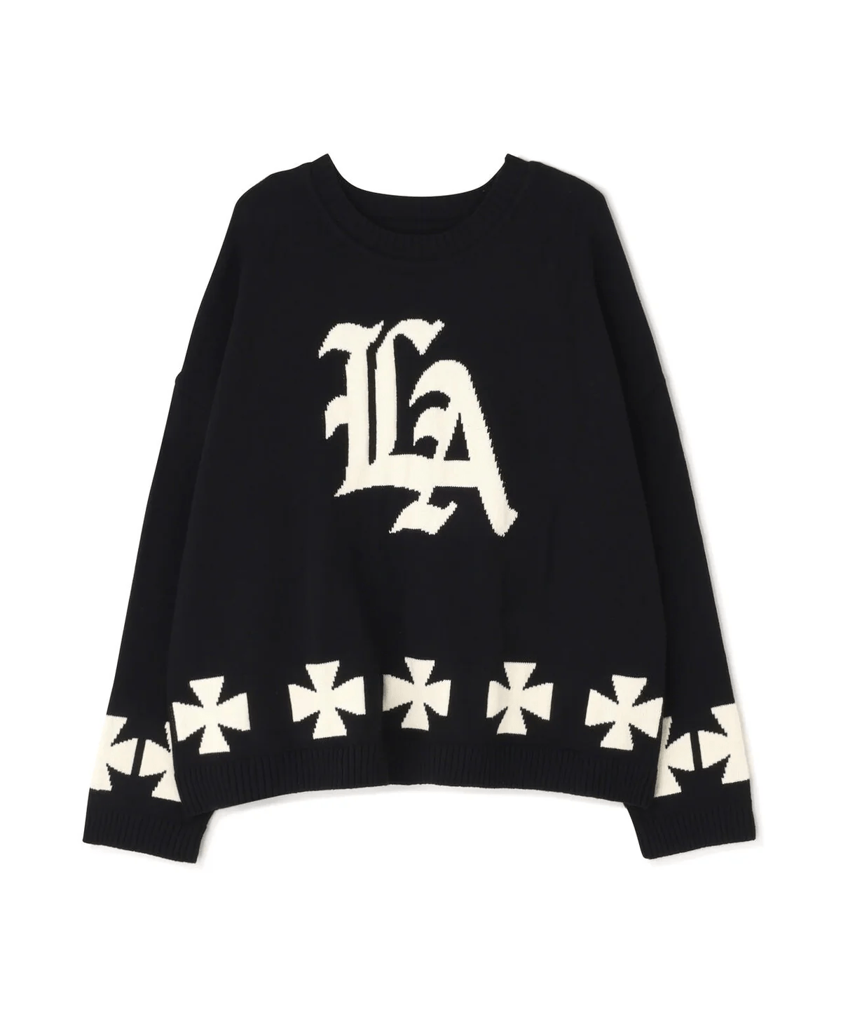 FR(13)NDS/フレンズ/LA KNIT black F