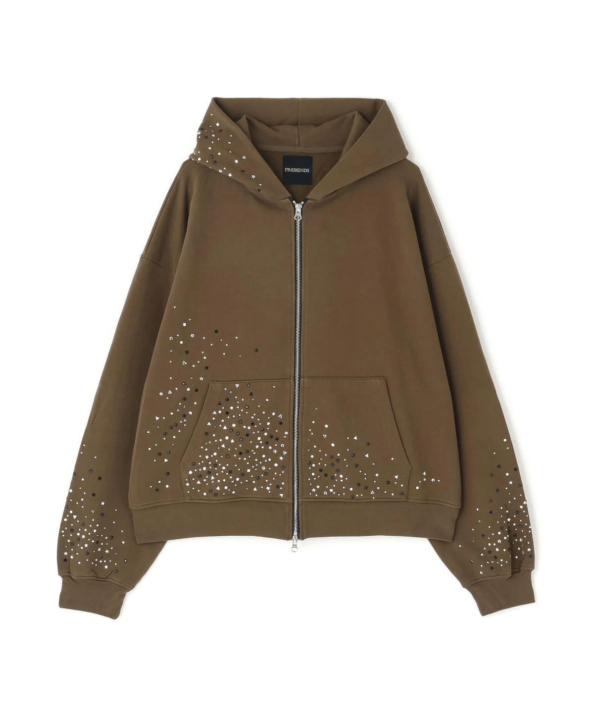FR(13)NDS /フレンズ/Stone Sweat Hoodie brown M