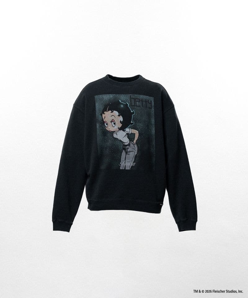 KAMIYA/Betty Boop× KAMIYA " I’m Coming Out" Sweatshirt black M