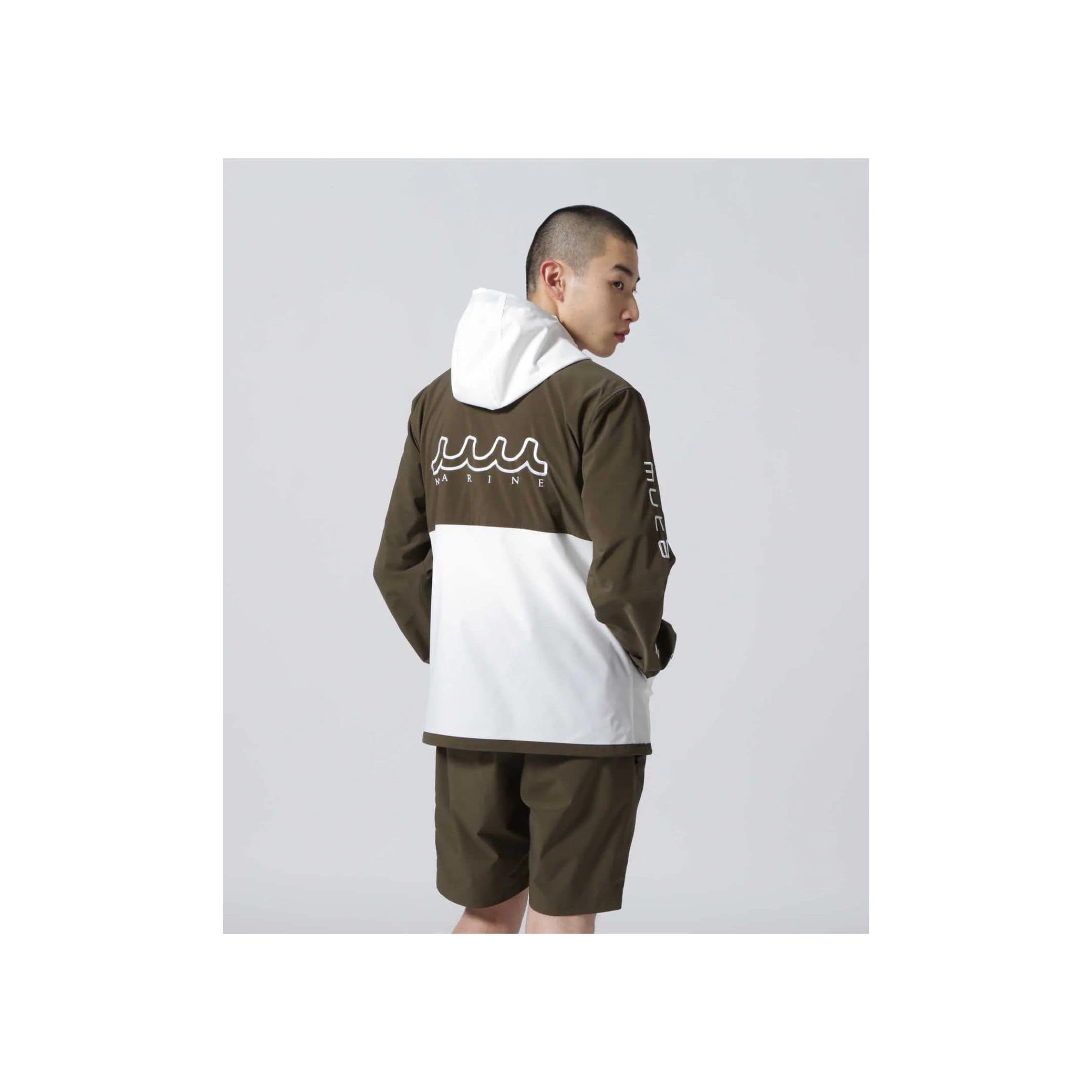 muta MARINE/ムータ マリン/別注4WAYストレッチフーディー khaki 6