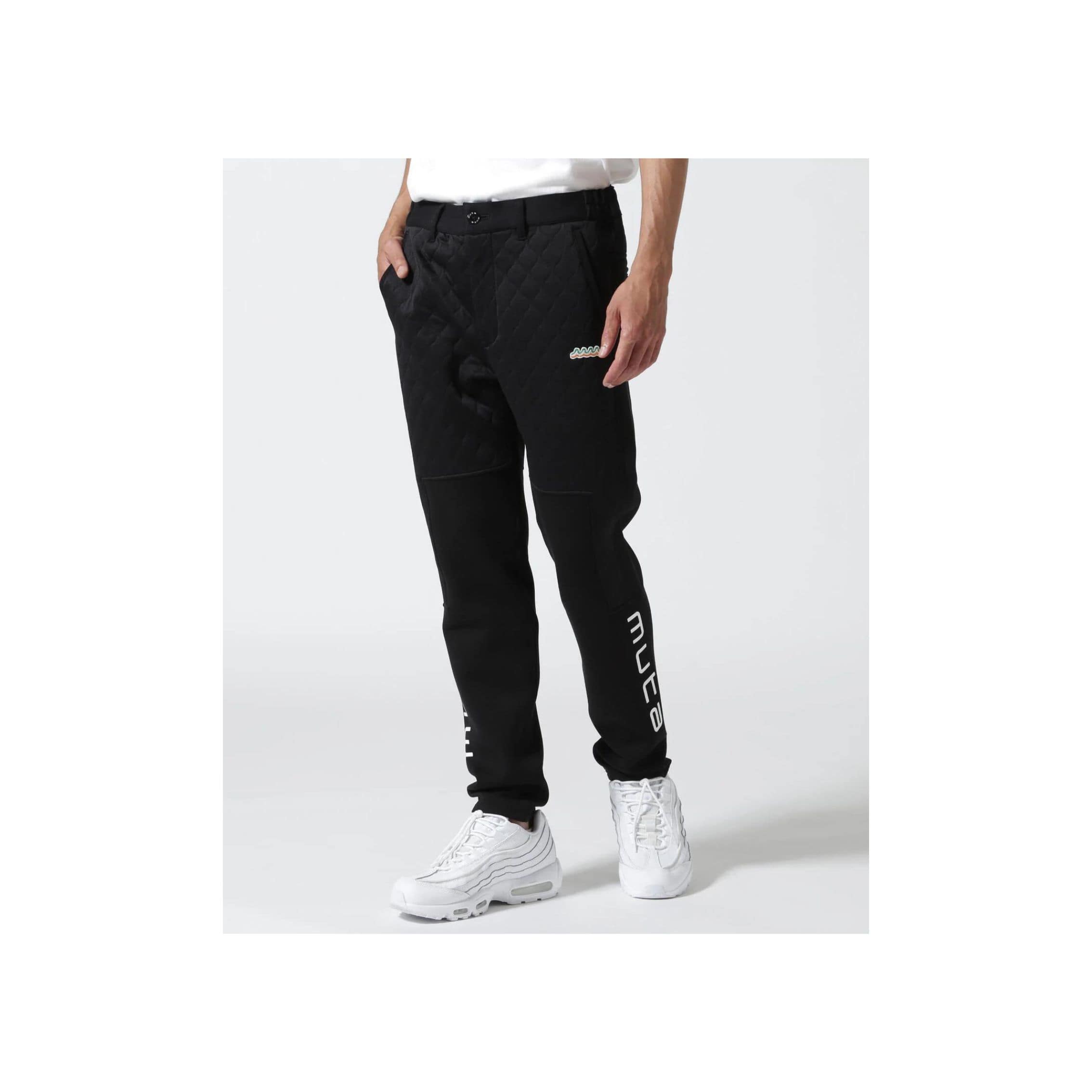 muta MARINE/ムータ マリン/別注ストレッチキルトパンツ black ５