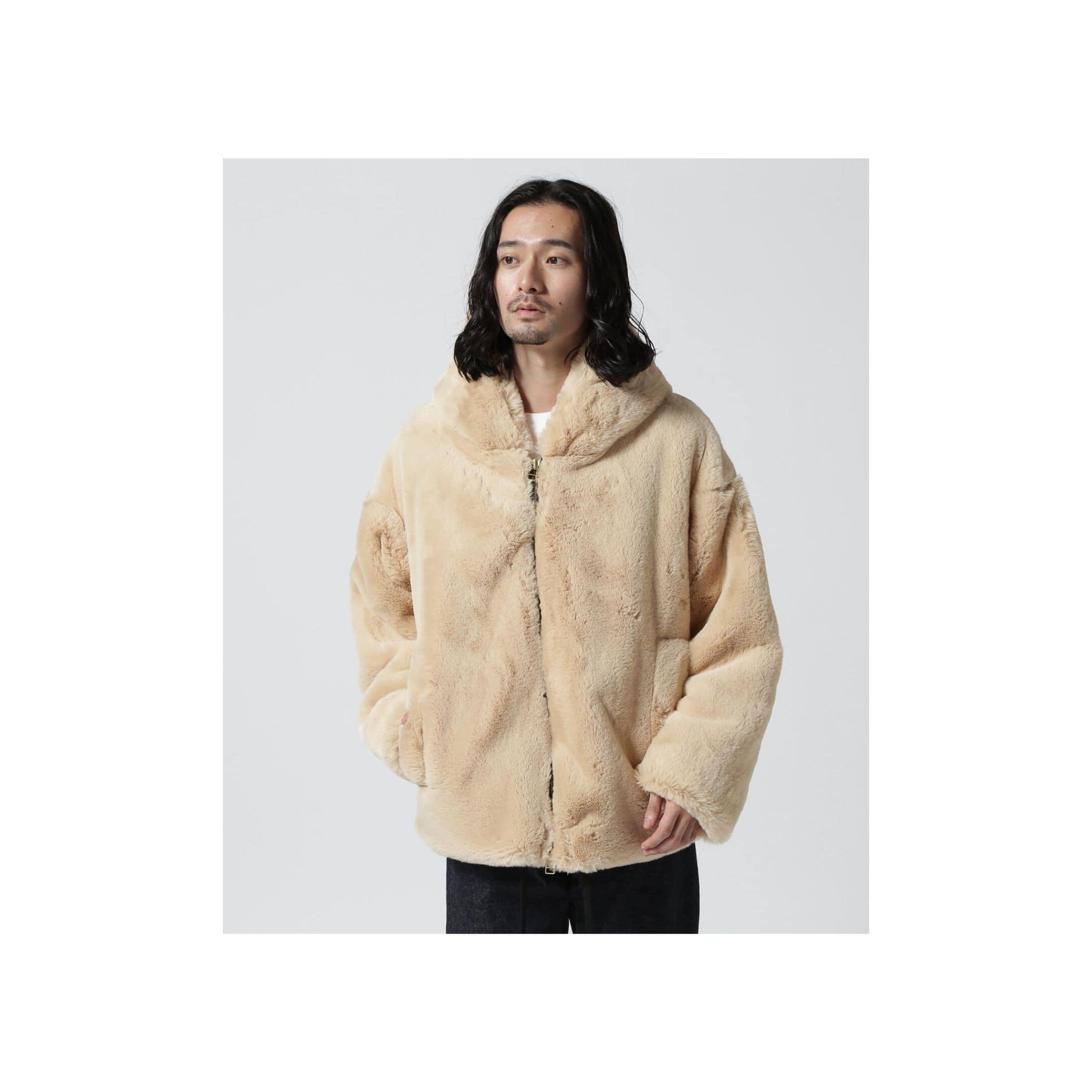 FR(13)NDS /フレンズ/ECO FUR HOOD BZ offwhite L