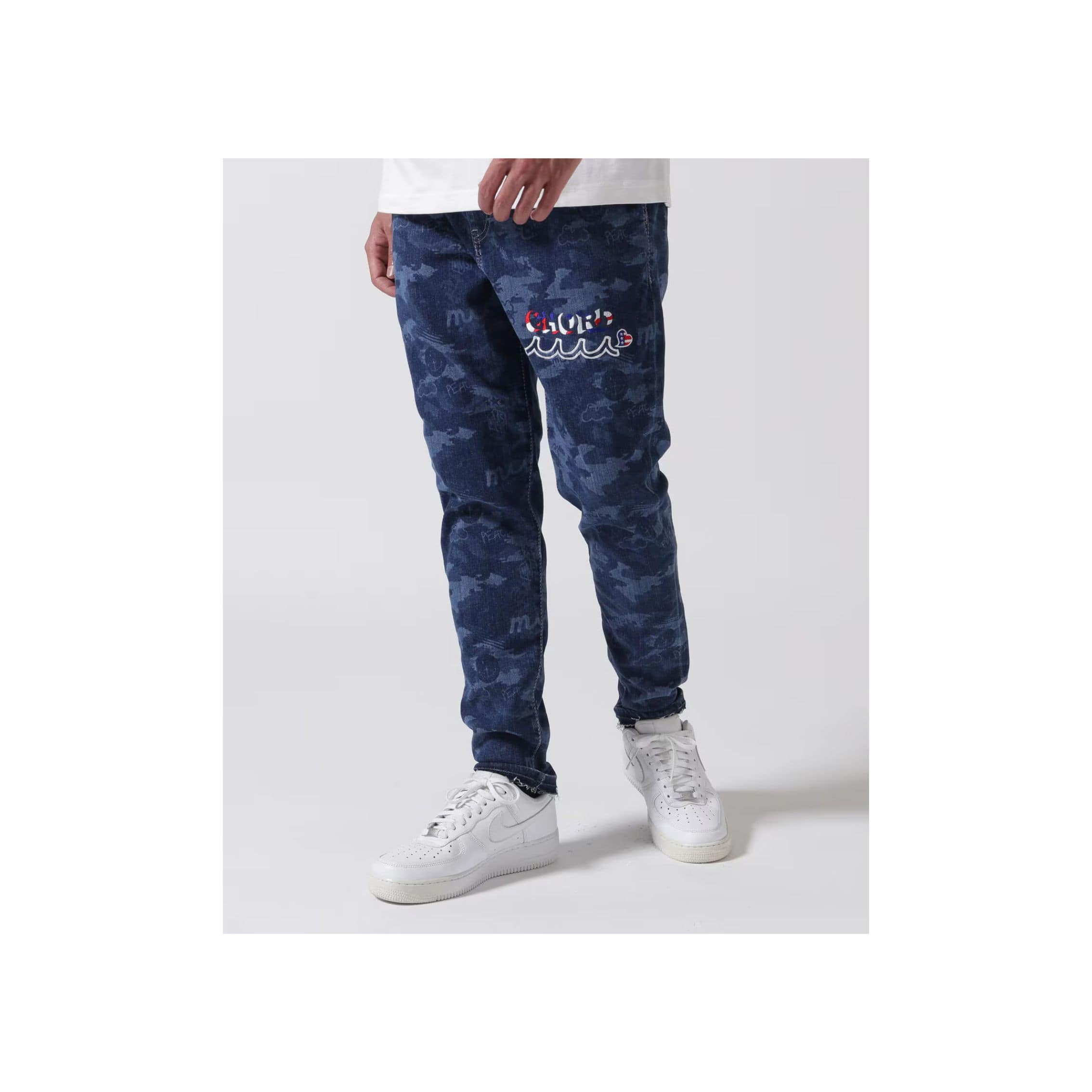 【Safari 6月号掲載】muta MARINE×CHORD/ムータマリン×コード/コラボデニム indigo ４