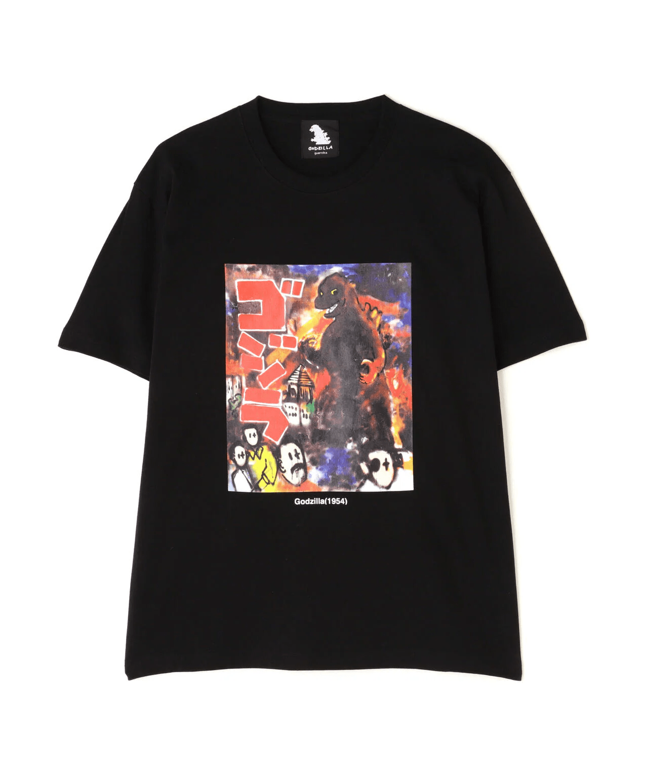 Guernika×Godzilla/ゲルニカ/PRINT T SHIRT/GODZILLA black XXL