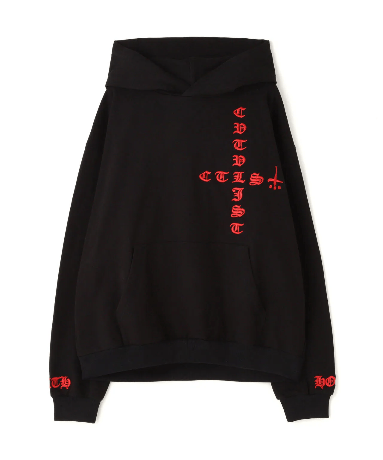 CTLS/シーティーエルエス/別注EMBROIDERY HOODIE black 2