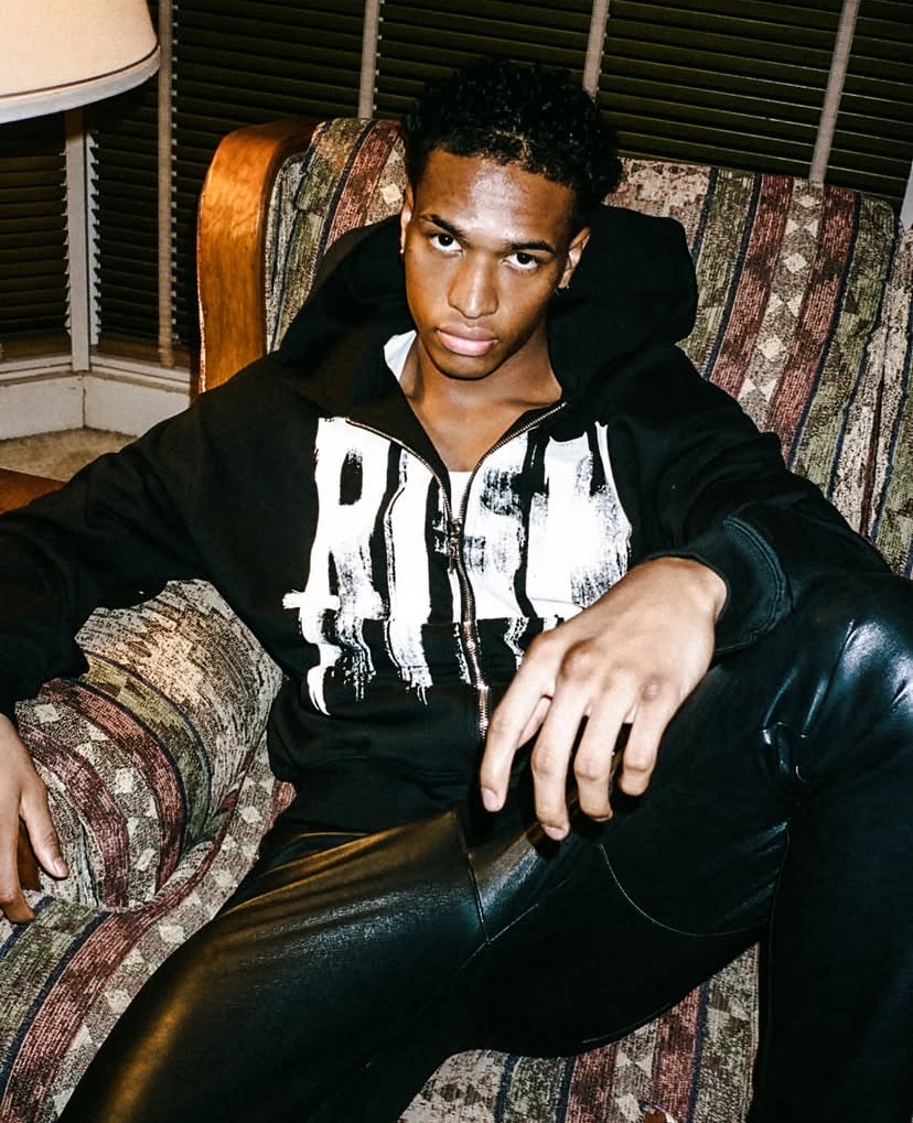 LAST NEST/Risk Zip Up Hoodie / Black black L