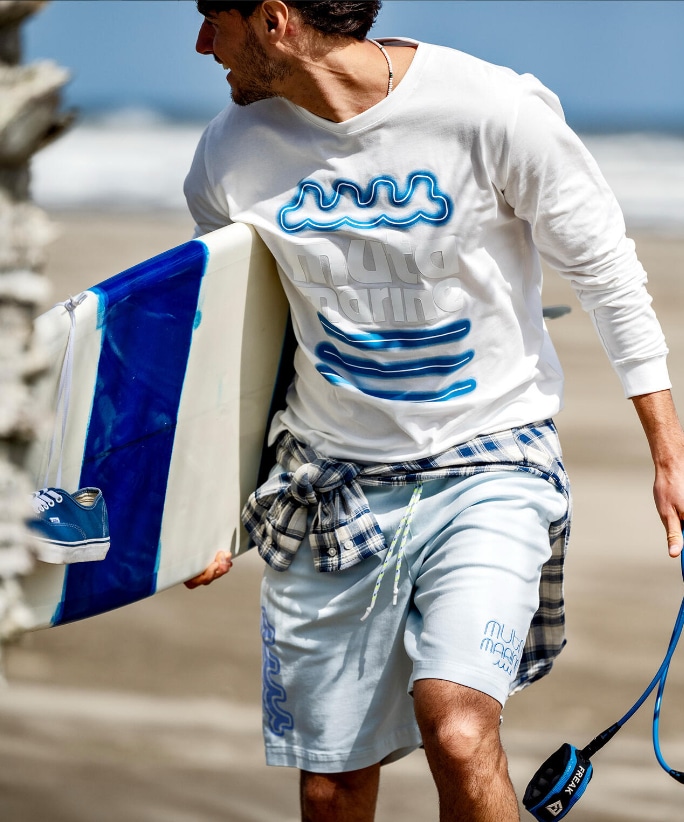 muta MARINE×CHORD/ムータマリン×コード/別注ショーツ blue M