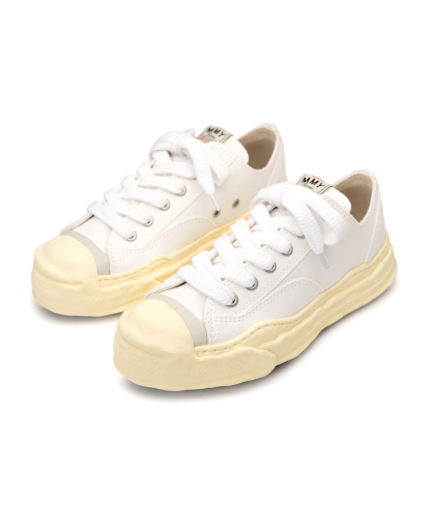 Maison MIHARA YASUHIRO/"HANK" VL OG Sole Canvas Low-top Sneaker white 44