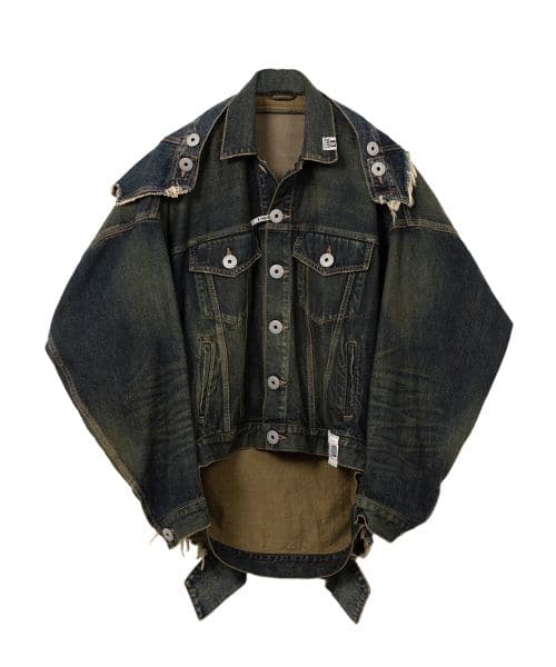 Maison MIHARA YASUHIRO/Reverse-Back Denim Jacket blue 44