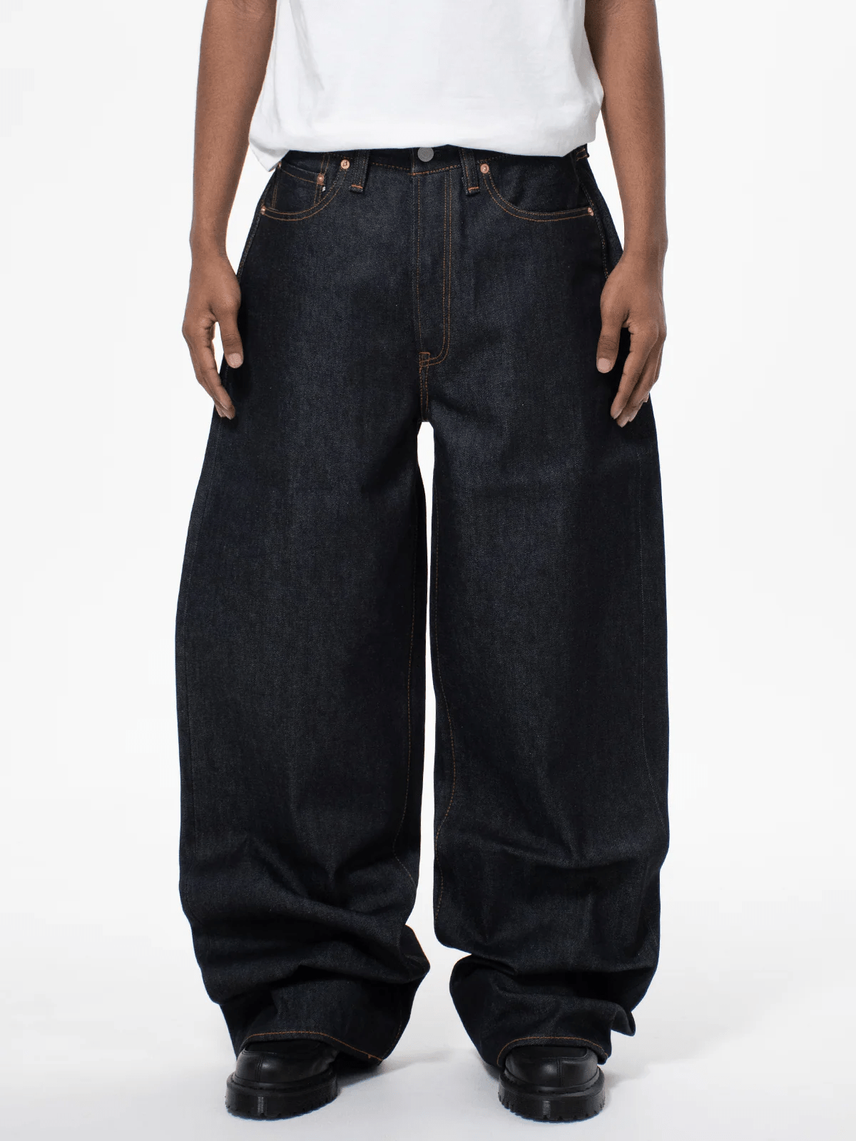 Bante/Japanese Selvedge Baggy Jeans blue 4
