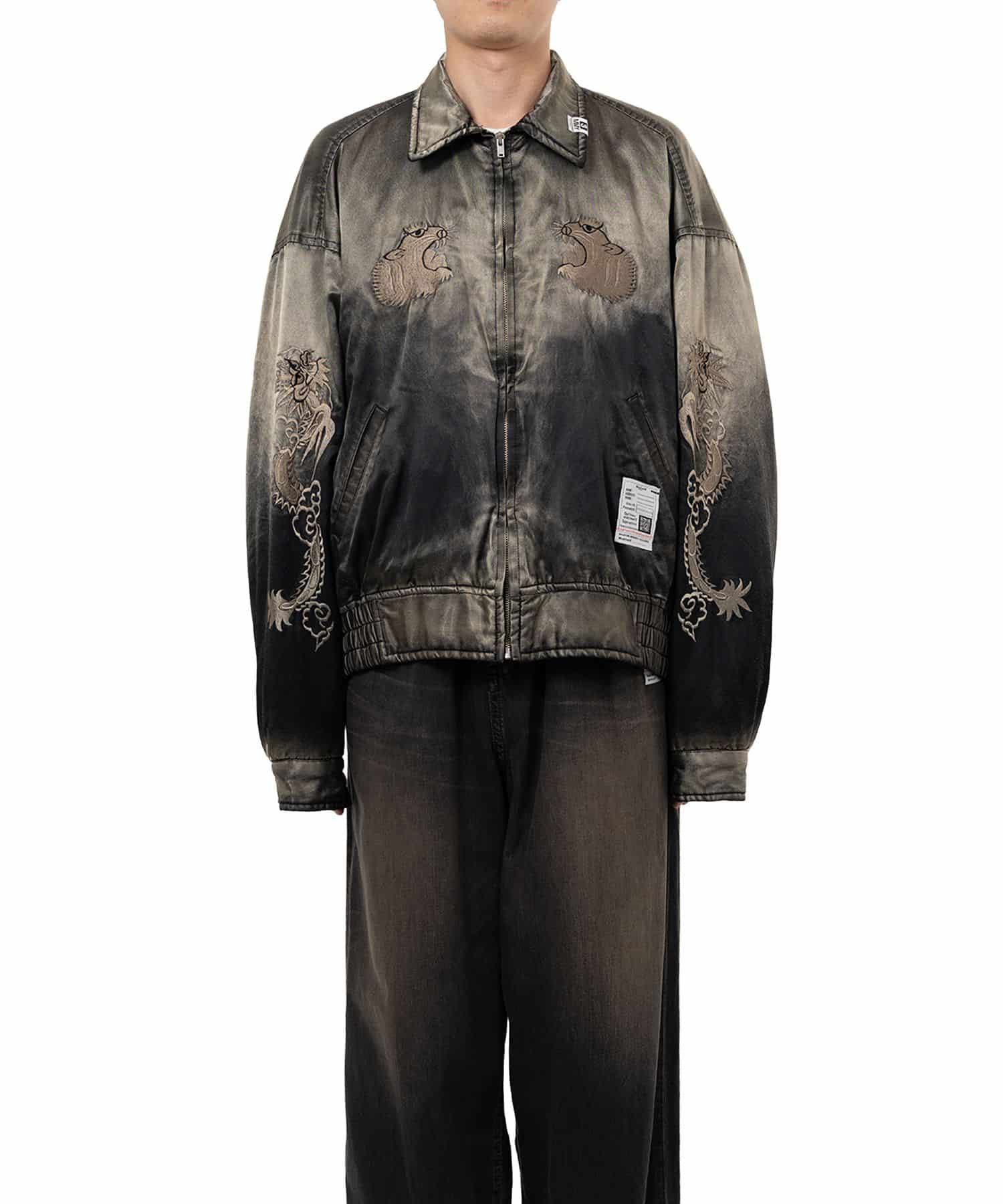 Maison MIHARA YASUHIRO/Collared Souvenir Jacket(44 black