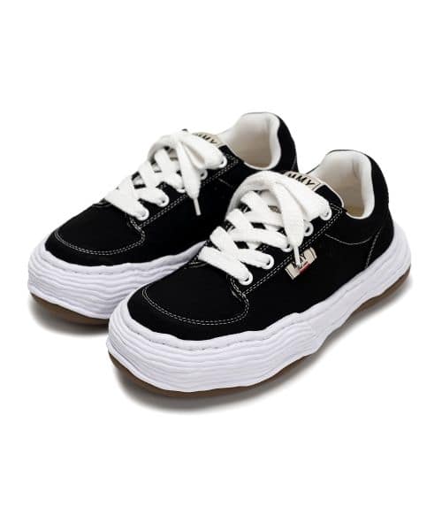 Maison MIHARA YASUHIRO/"OLIVER" OG Sole Canvas Low-top Sneaker black 41