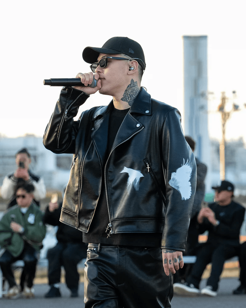 LAST NEST/Dove Riders Jacket / Black black M