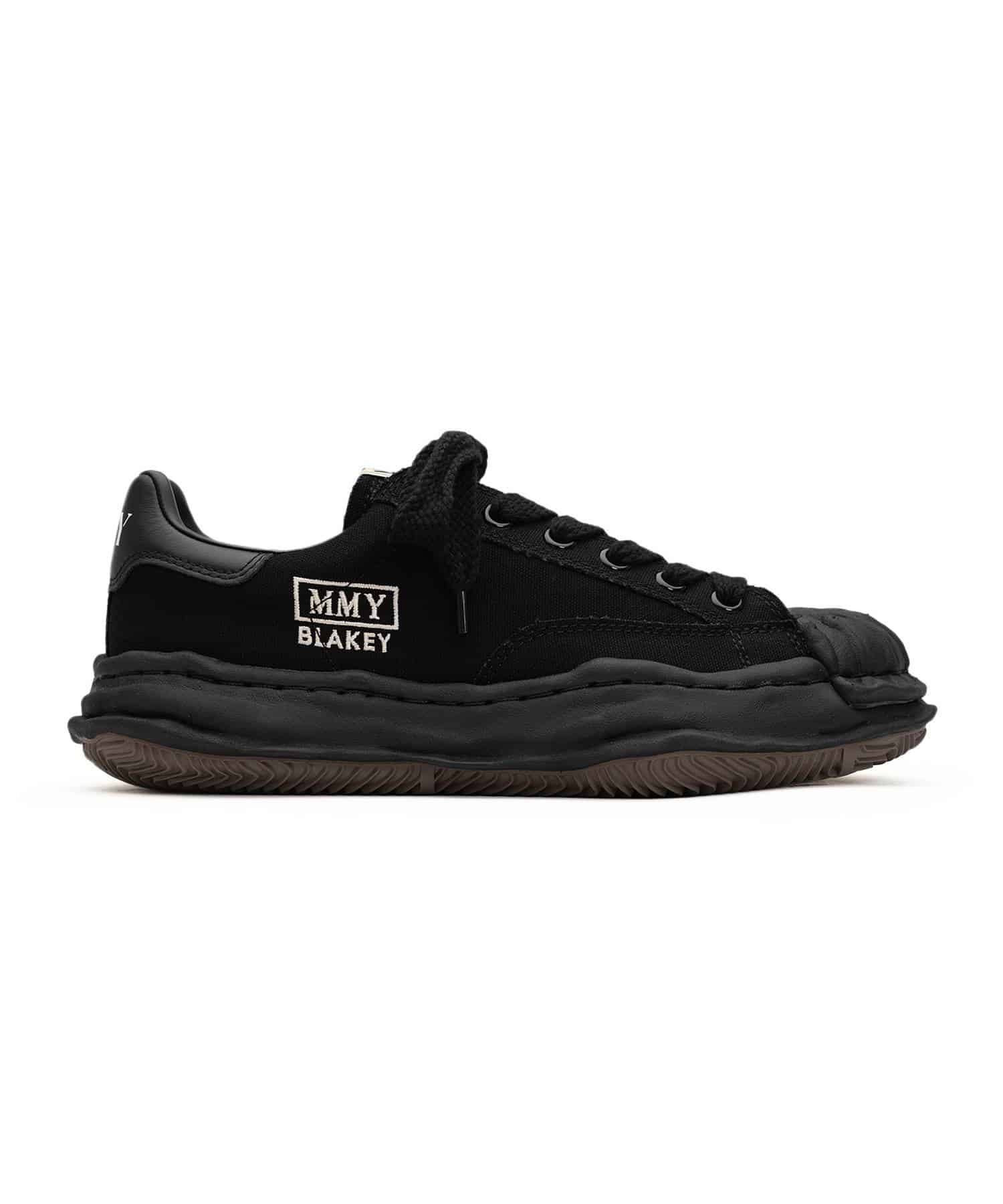 Maison MIHARA YASUHIRO/"BLAKEY" OG Sole Canvas Low-top Sneaker black 39