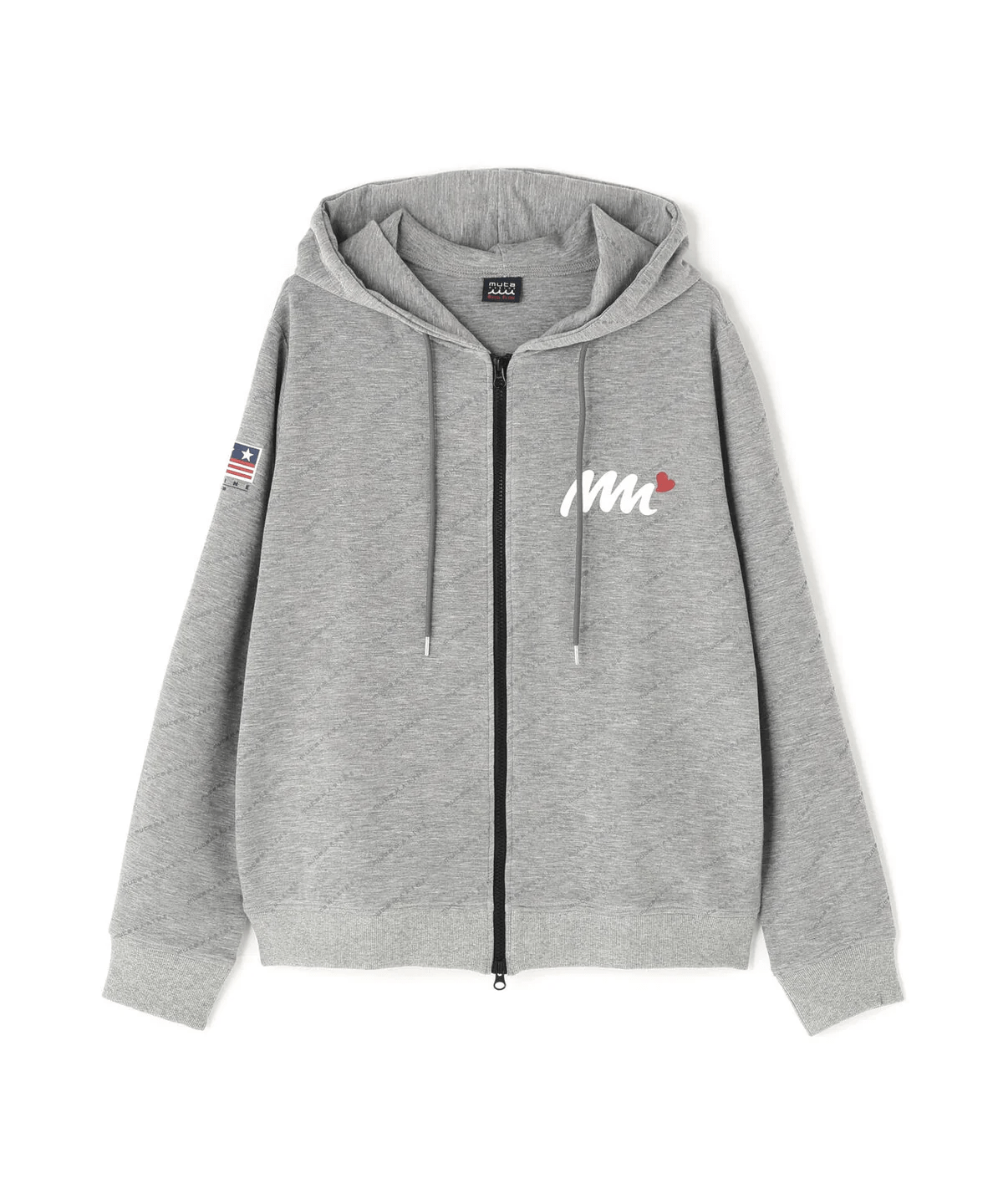 muta MARINE/ムータマリン/SET-UP ZIP HOODIE gray L
